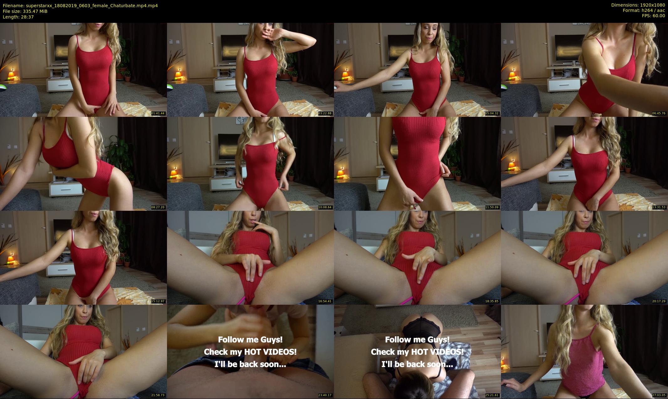 superstarxx — 29 minute Chaturbate female cam show recording, 1080p, Aug 18, 2019
