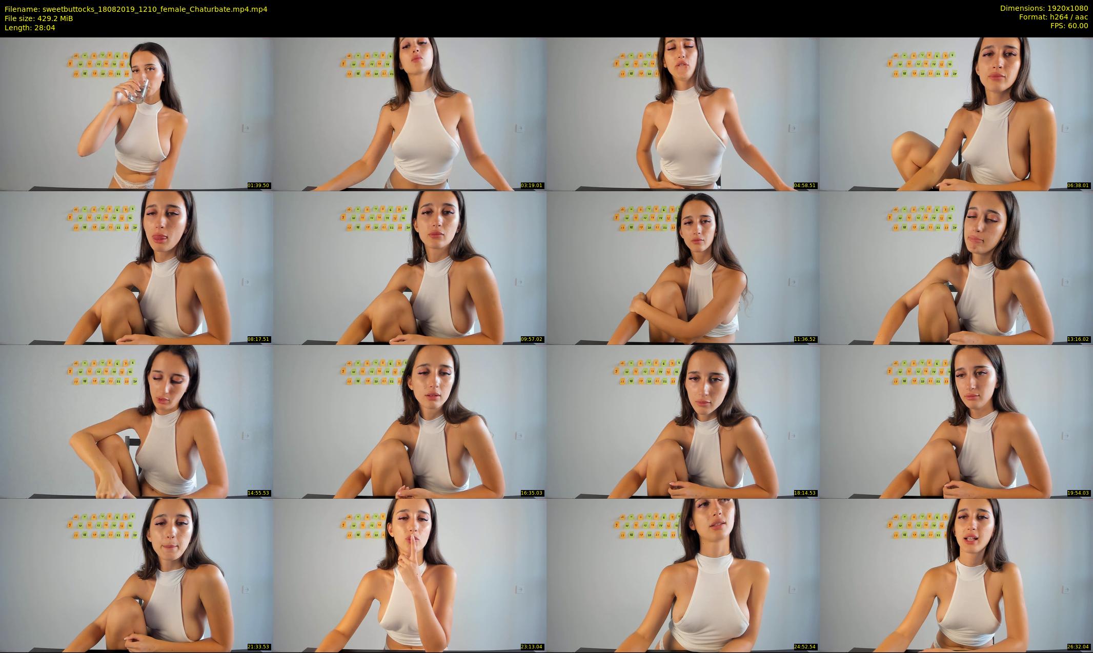 sweetbuttocks — 29 minute Chaturbate female cam show recording, 1080p, Aug 18, 2019