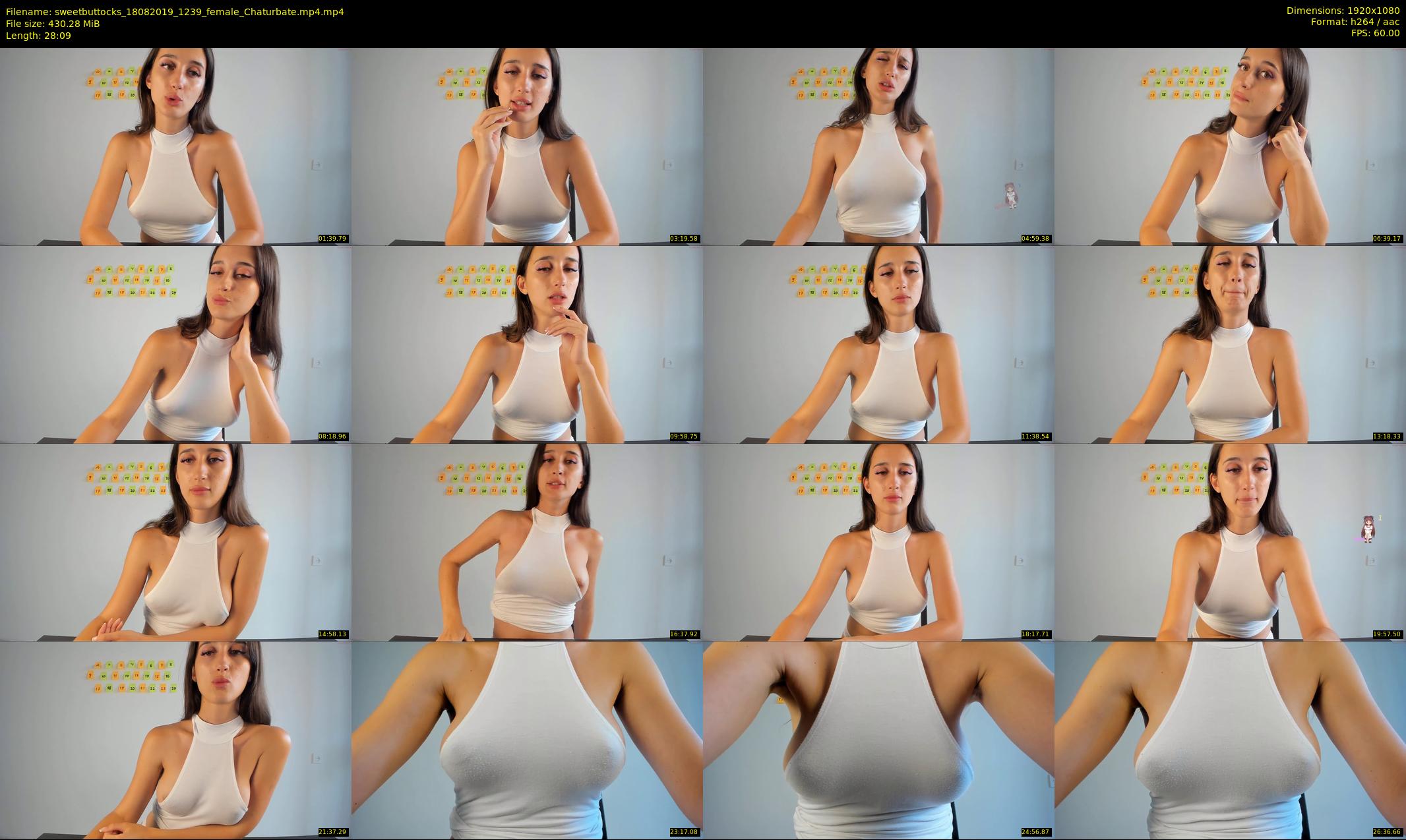 sweetbuttocks — 29 minute Chaturbate female cam show recording, 1080p, Aug 18, 2019