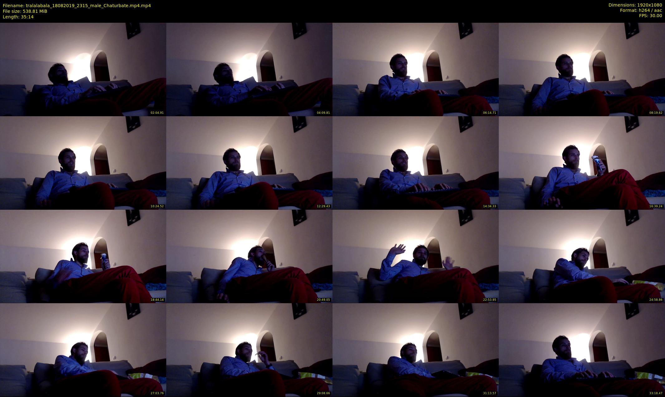 tralalabala — 36 minute Chaturbate male cam show recording, 1080p, Aug 18, 2019