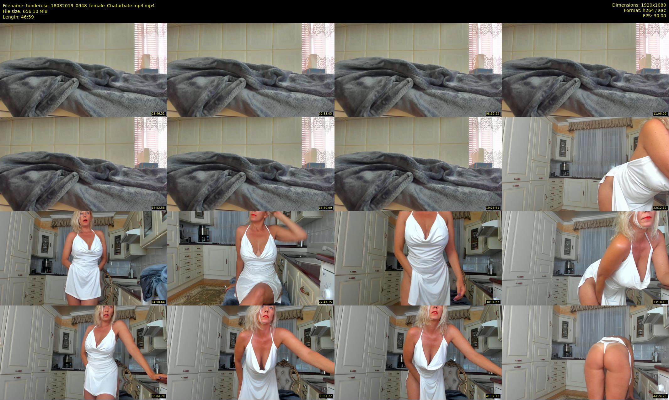 tunderose — 47 minute Chaturbate female cam show recording, 1080p, Aug 18, 2019