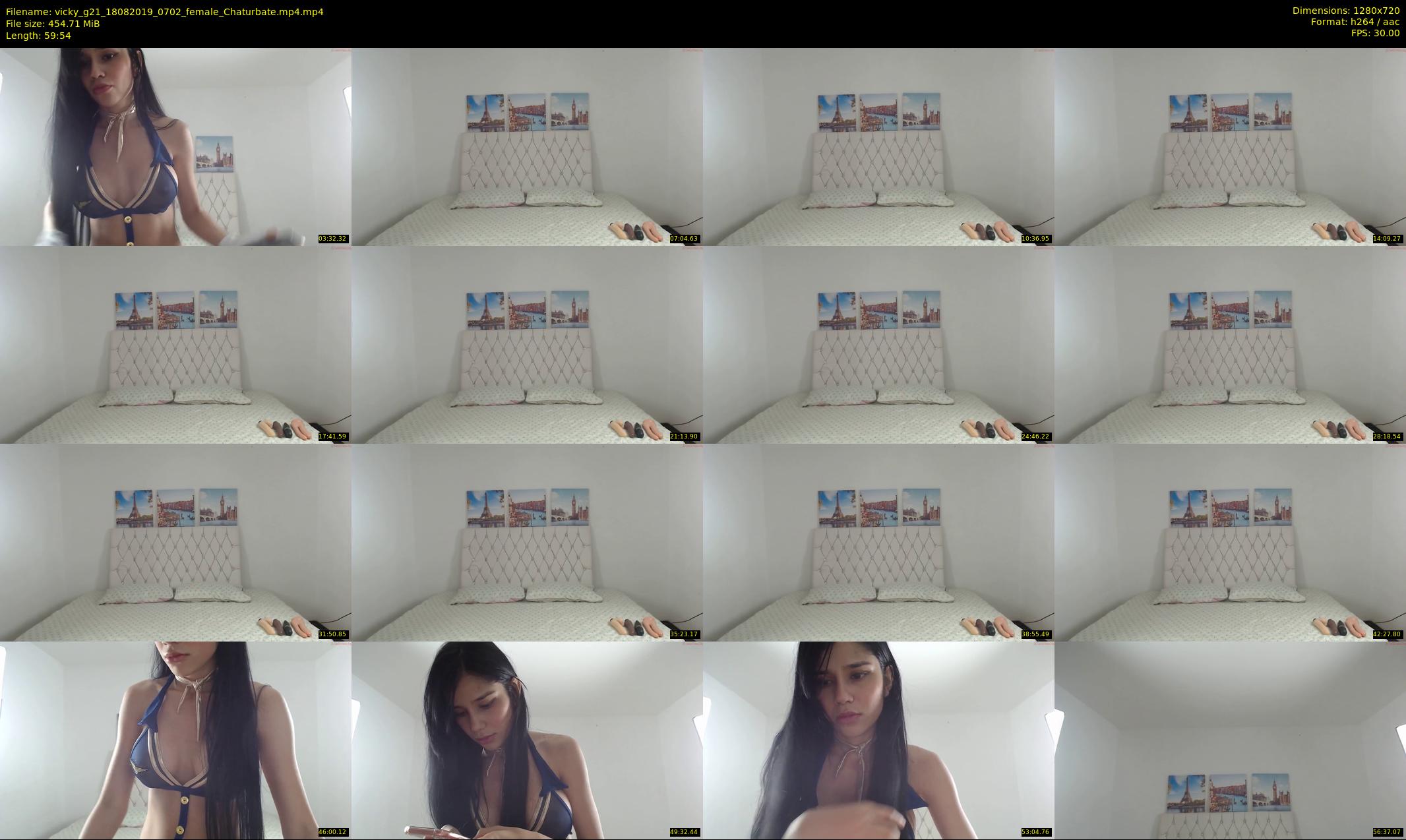 vicky_g21 — 60 minute Chaturbate female cam show recording, 720p, Aug 18, 2019