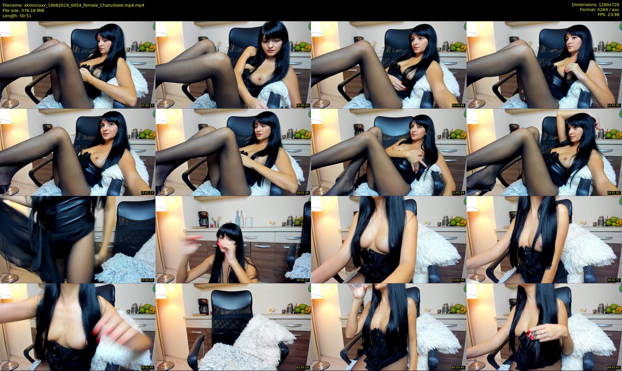 xkimoraxx — 51 minute Chaturbate female cam show recording, 720p, Aug 19, 2019