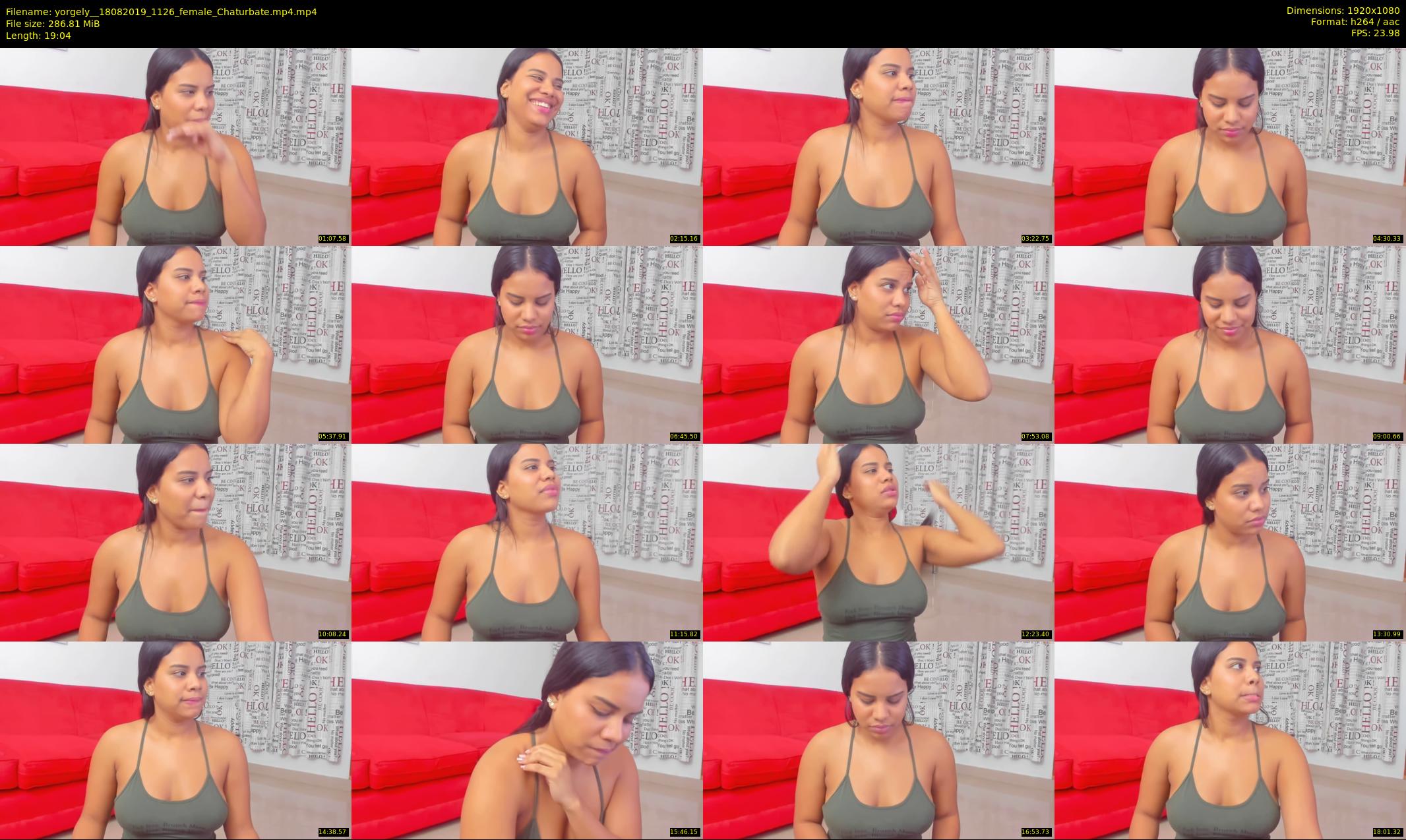 yorgely_ — 20 minute Chaturbate female cam show recording, 1080p, Aug 18, 2019