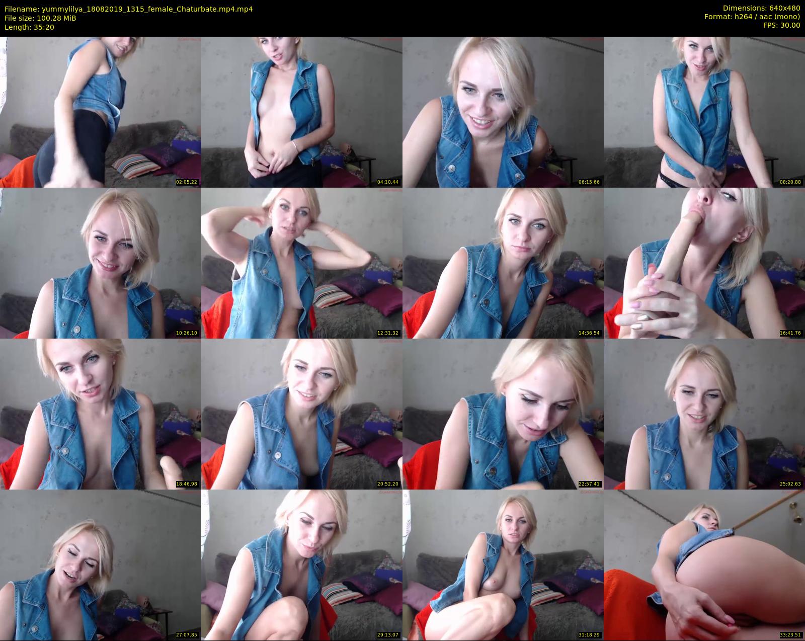 yummylilya — 36 minute Chaturbate female cam show recording, 480p, Aug 18, 2019