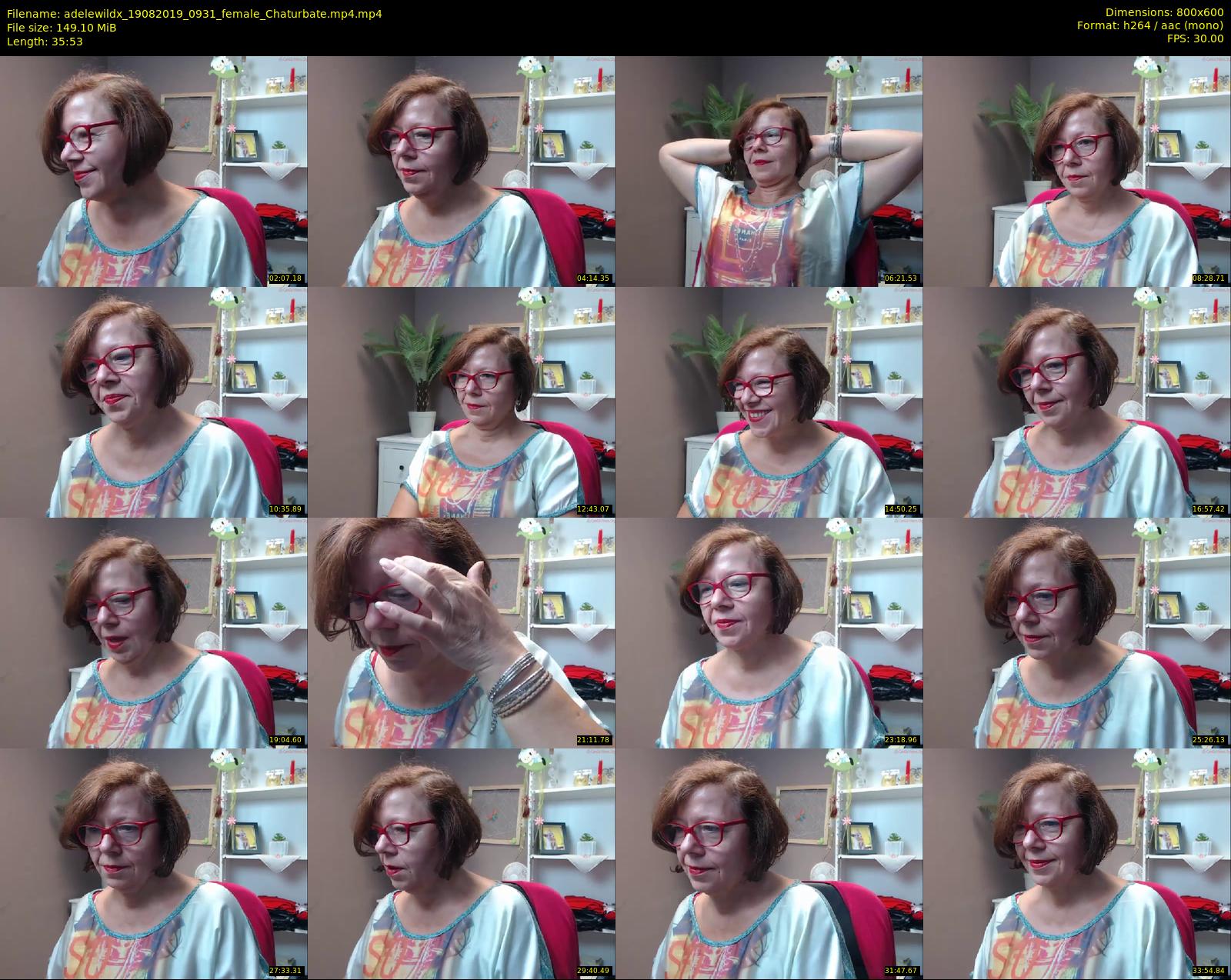 adelewildx — 36 minute Chaturbate female cam show recording, 480p, Aug 19, 2019
