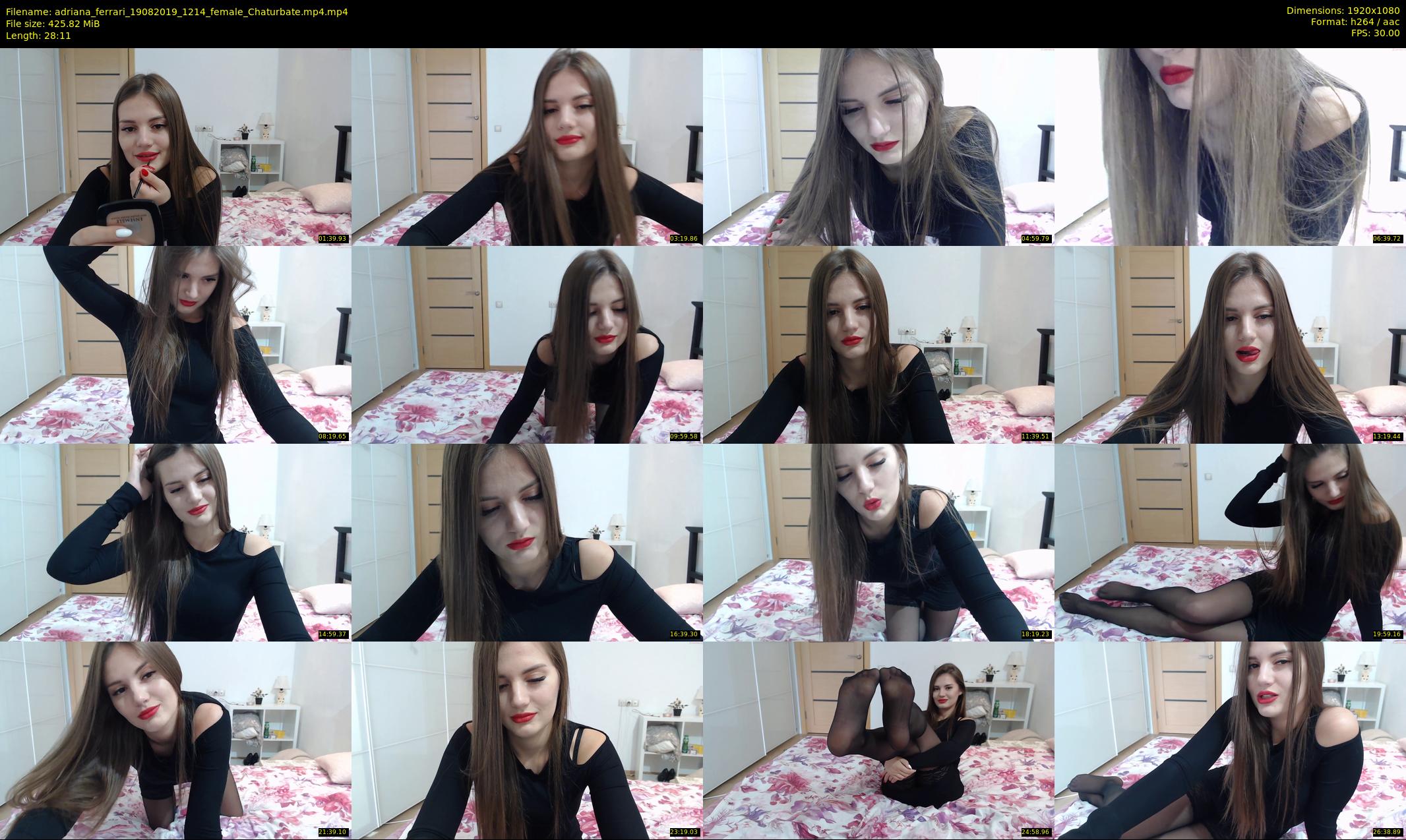 adriana_ferrari — 29 minute Chaturbate female cam show recording, 1080p, Aug 19, 2019