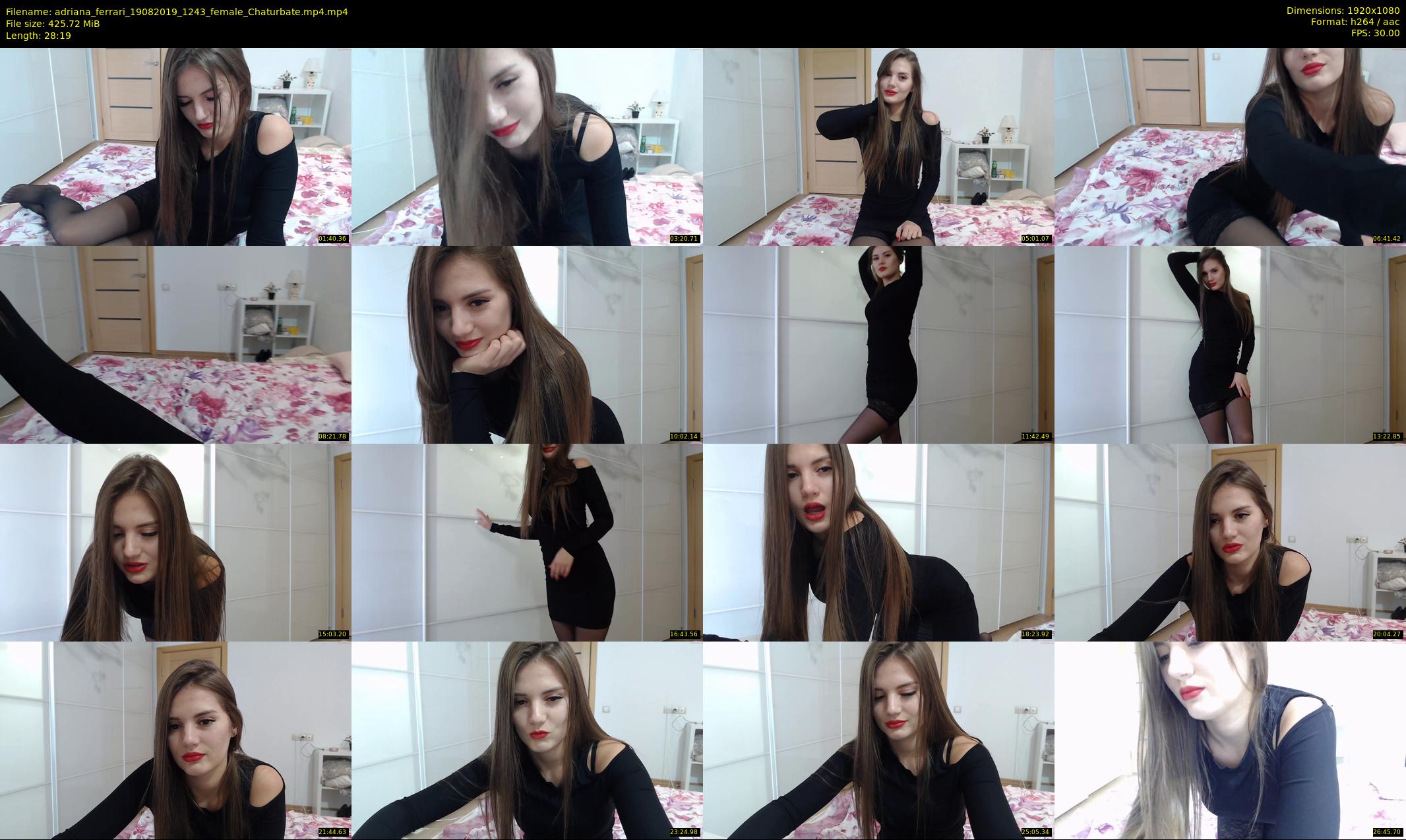 adriana_ferrari — 29 minute Chaturbate female cam show recording, 1080p, Aug 19, 2019
