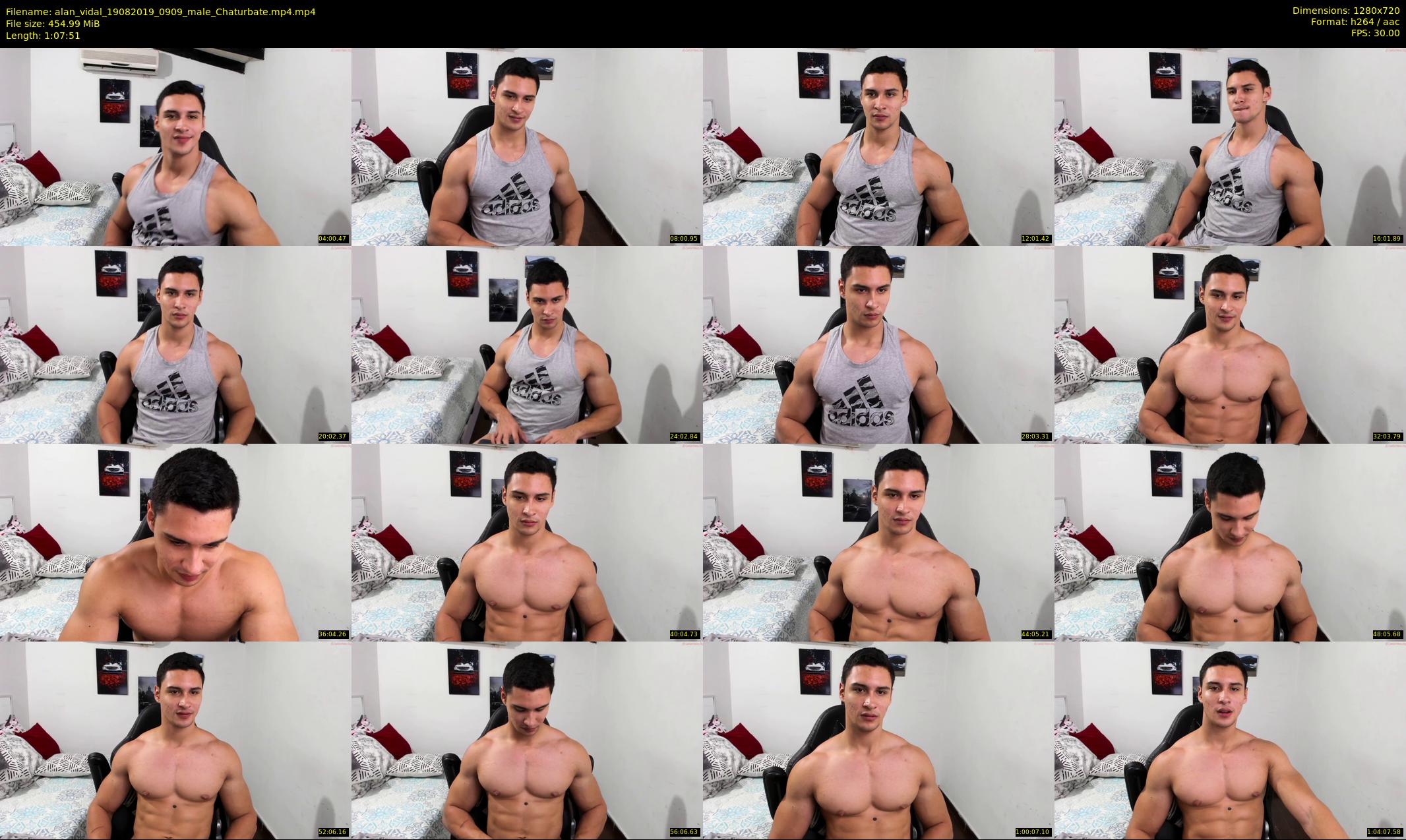 alan_vidal — 68 minute Chaturbate male cam show recording, 720p, Aug 19, 2019