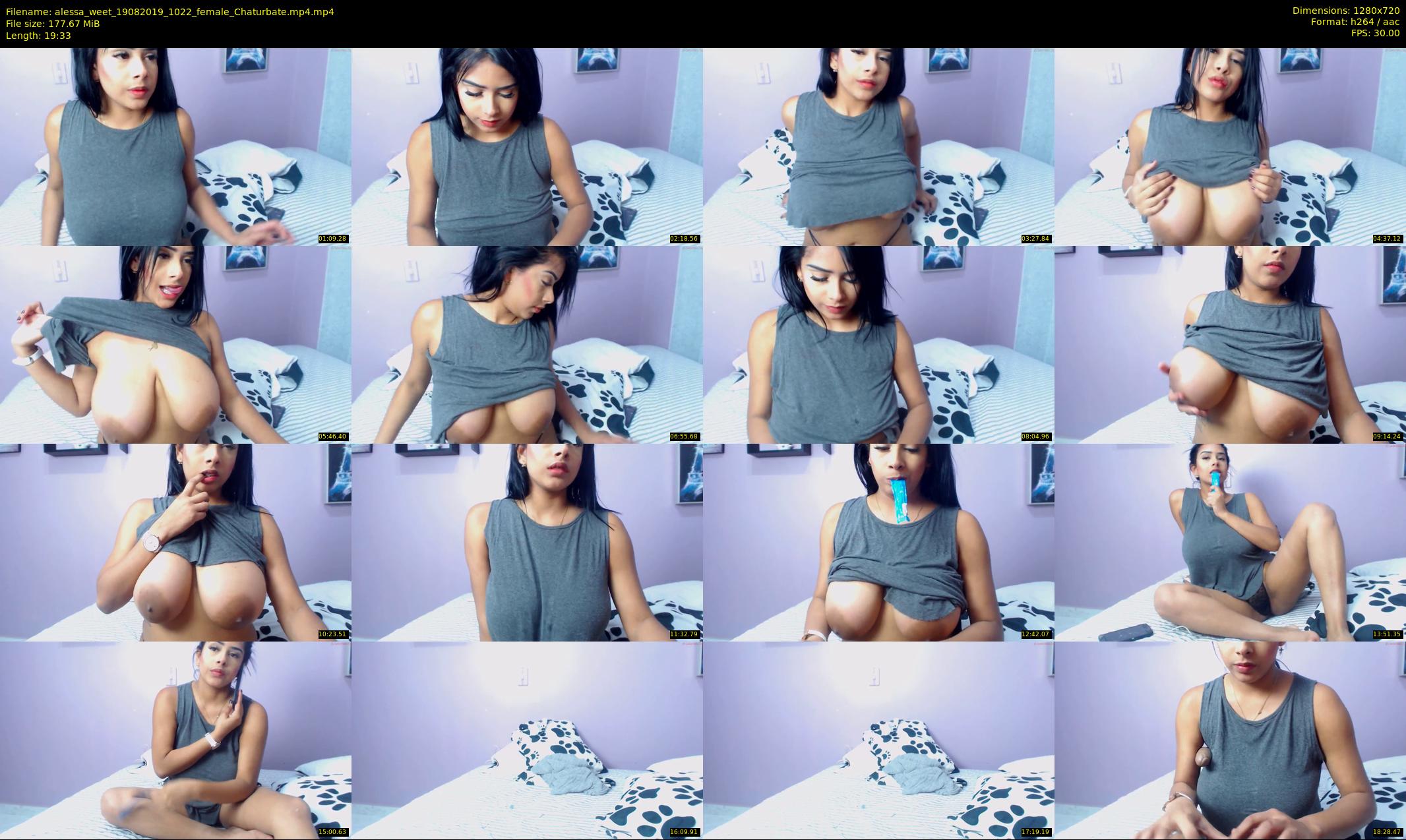 alessa_weet — 20 minute Chaturbate female cam show recording, 720p, Aug 19, 2019