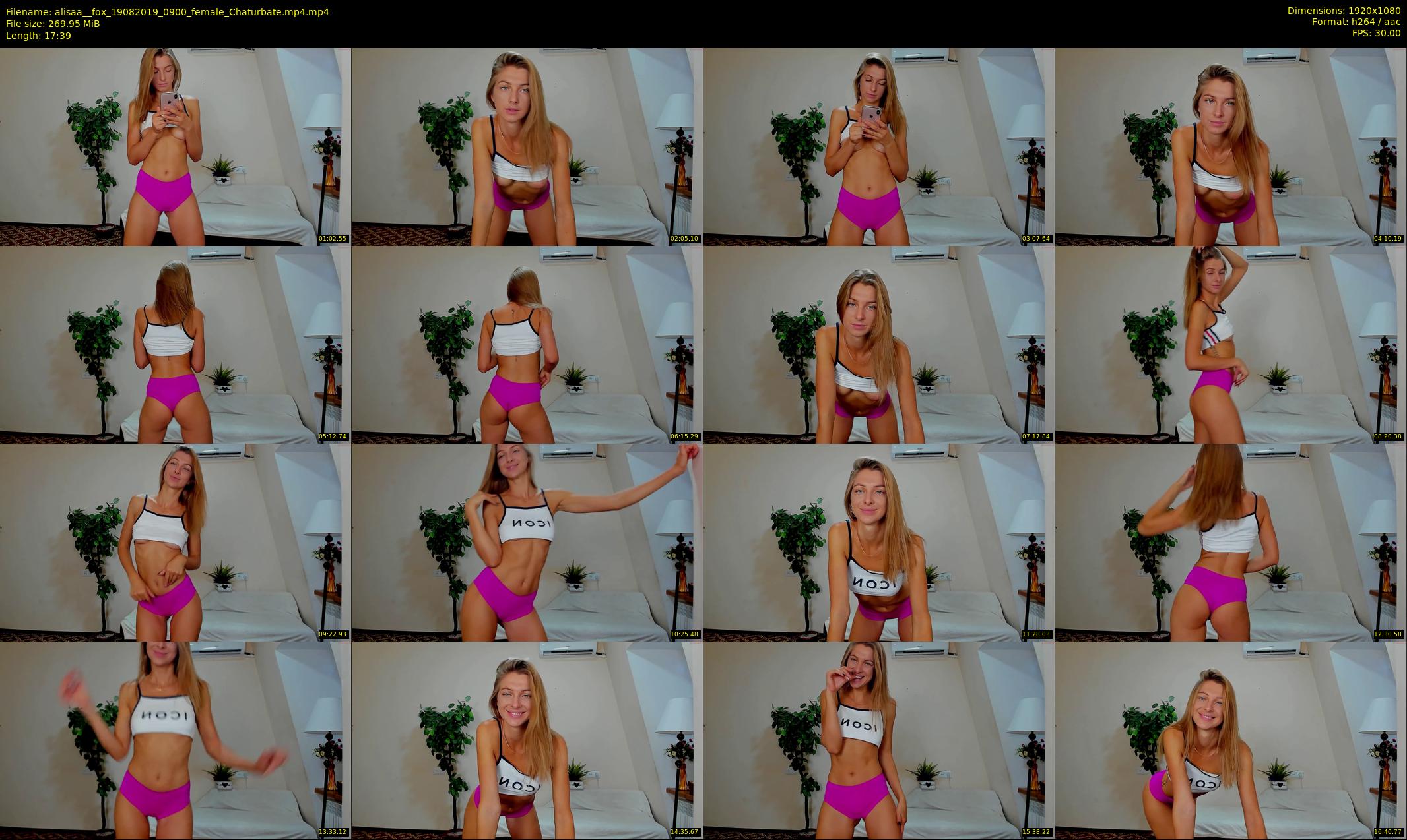 alisaa__fox — 18 minute Chaturbate female cam show recording, 1080p, Aug 19, 2019