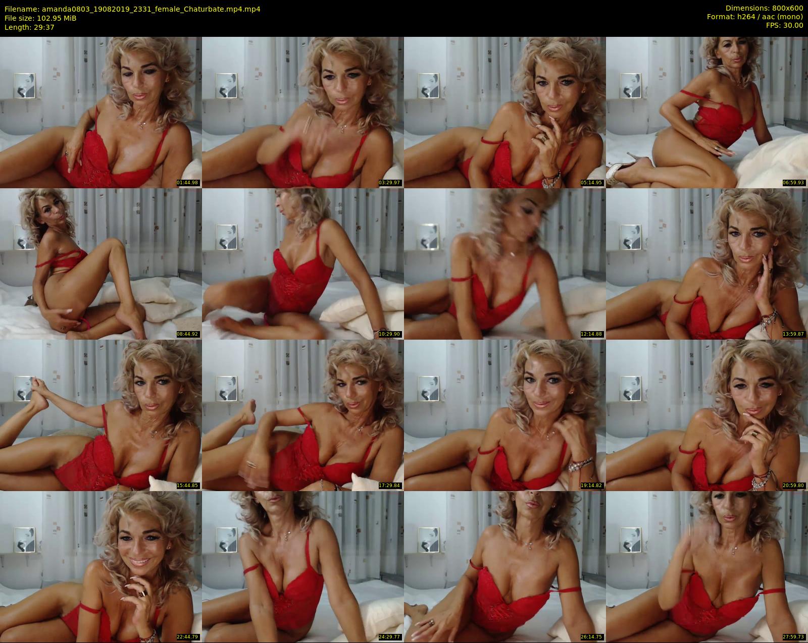 amanda0803 — 30 minute Chaturbate female cam show recording, 480p, Aug 19, 2019