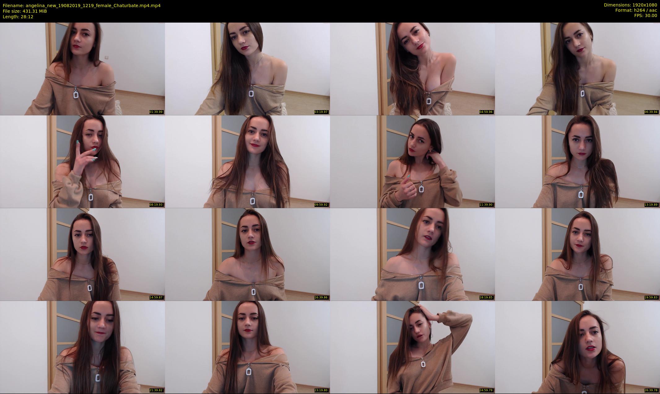 angelina_new — 29 minute Chaturbate female cam show recording, 1080p, Aug 19, 2019