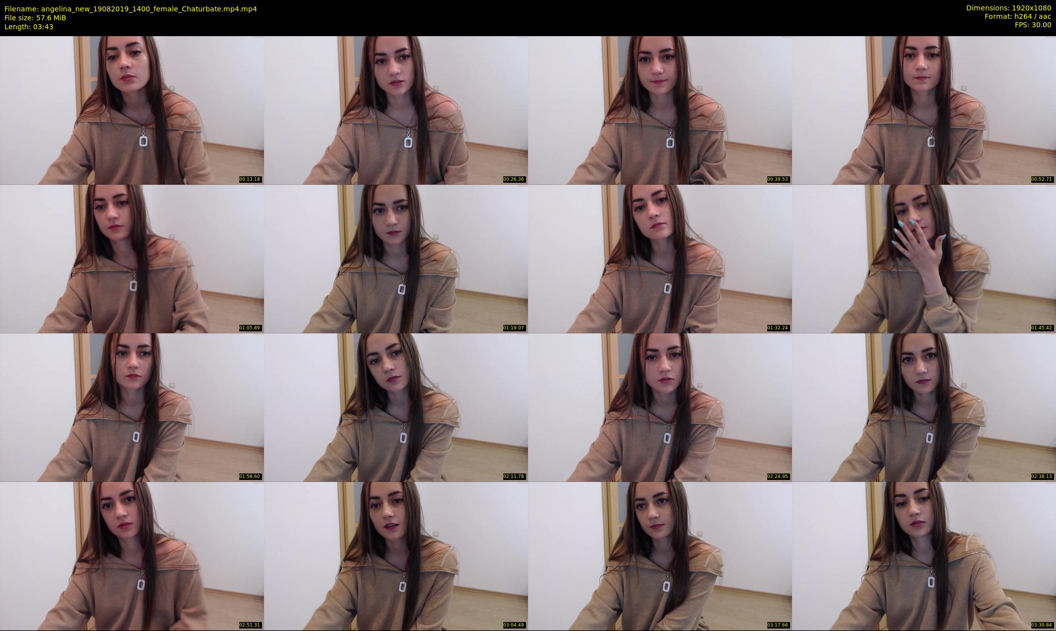 angelina_new — 4 minute Chaturbate female cam show recording, 1080p, Aug 19, 2019