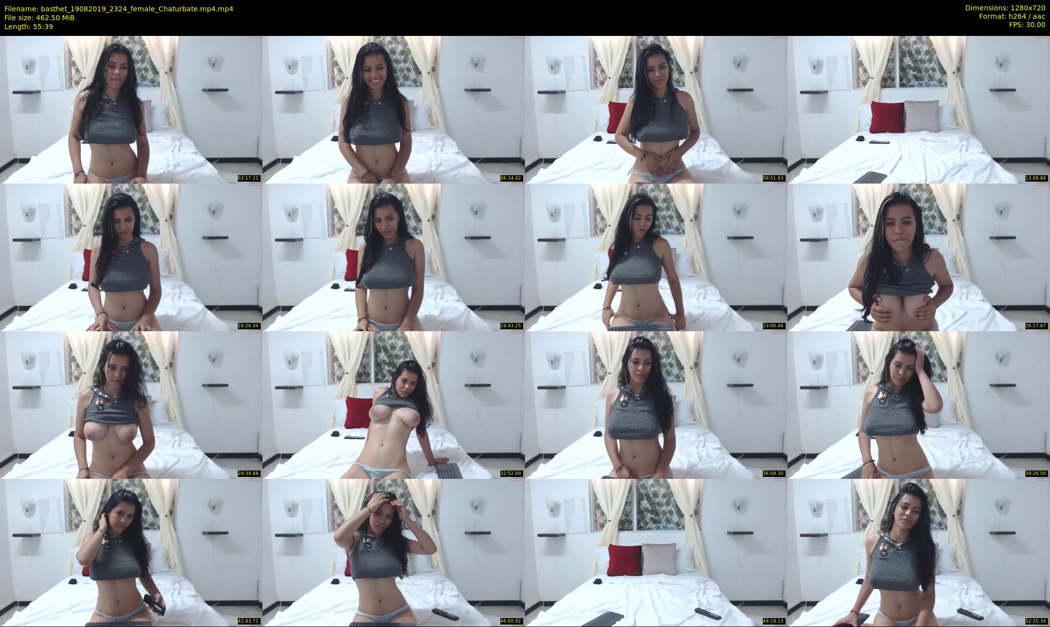 basthet — 56 minute Chaturbate female cam show recording, 720p, Aug 19, 2019