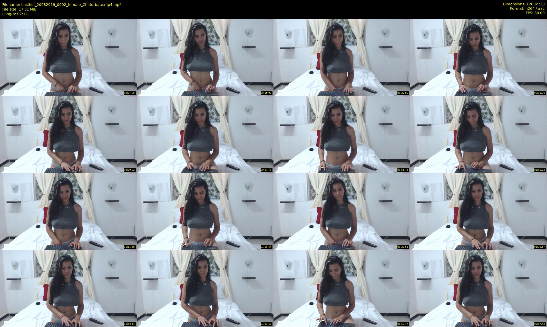 basthet — 3 minute Chaturbate female cam show recording, 720p, Aug 20, 2019