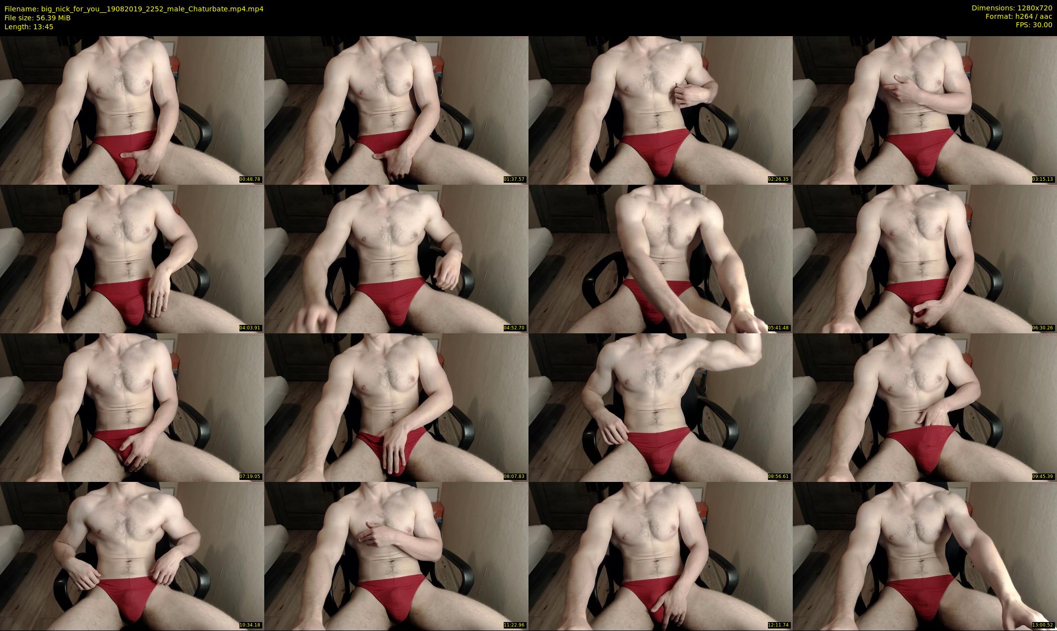 big_nick_for_you_ — 14 minute Chaturbate male cam show recording, 720p, Aug 19, 2019