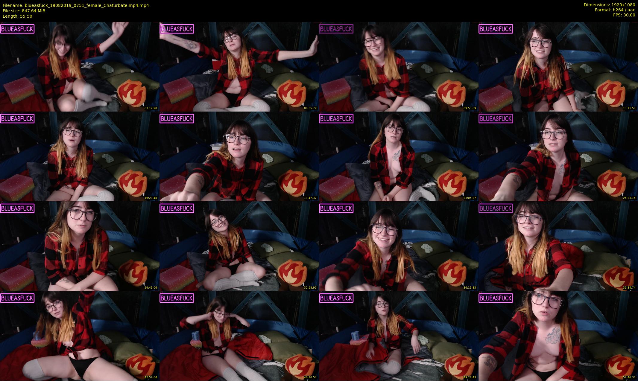 blueasfuck — 56 minute Chaturbate female cam show recording, 1080p, Aug 19, 2019