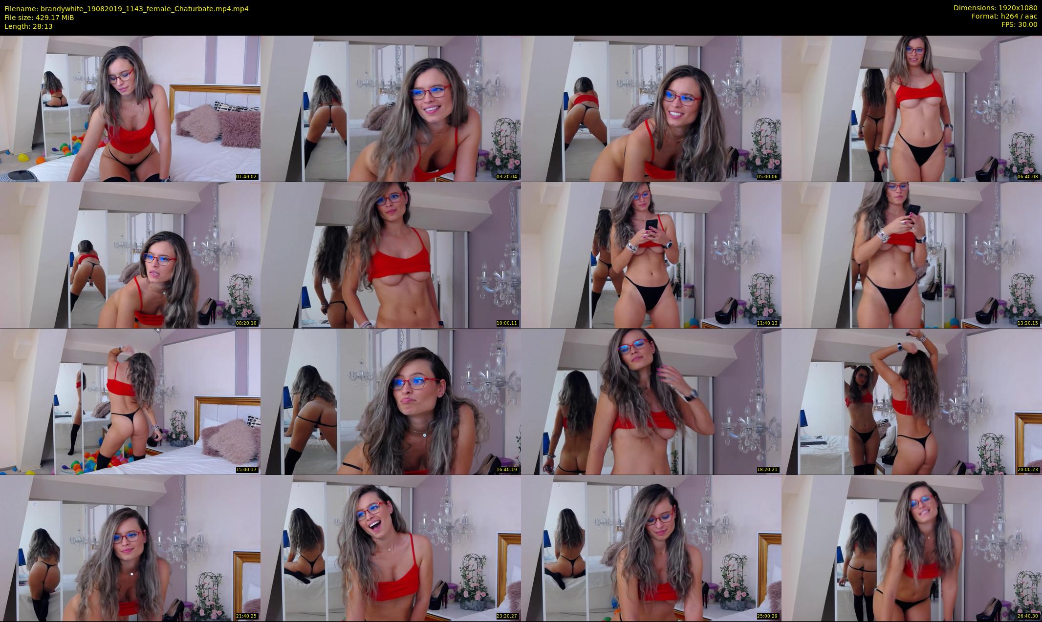 brandywhite — 29 minute Chaturbate female cam show recording, 1080p, Aug 19, 2019