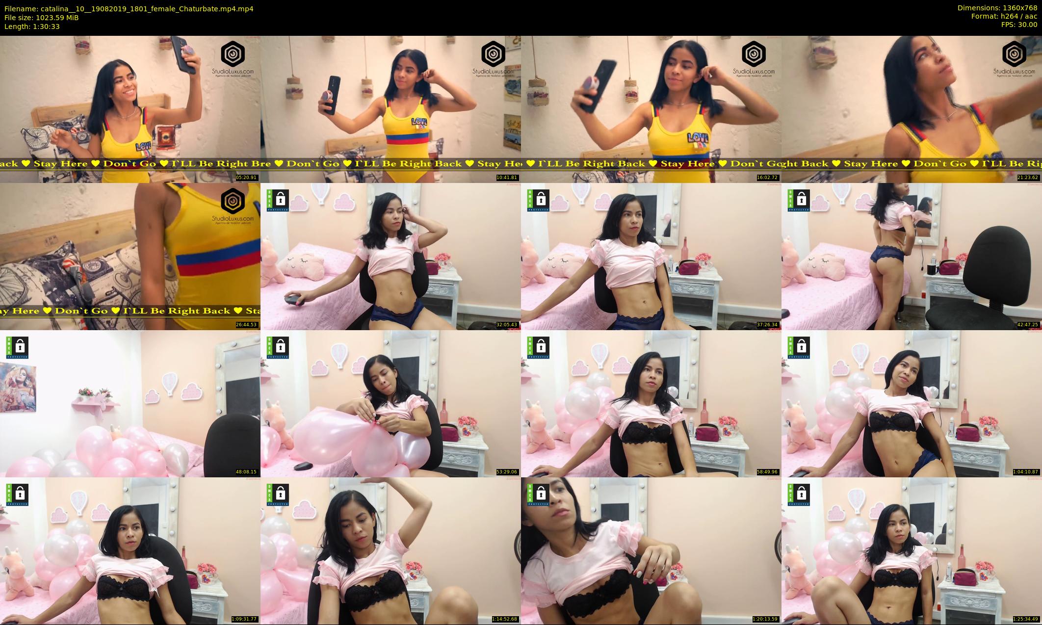 catalina__10_ — 91 minute Chaturbate female cam show recording, 720p, Aug 19, 2019