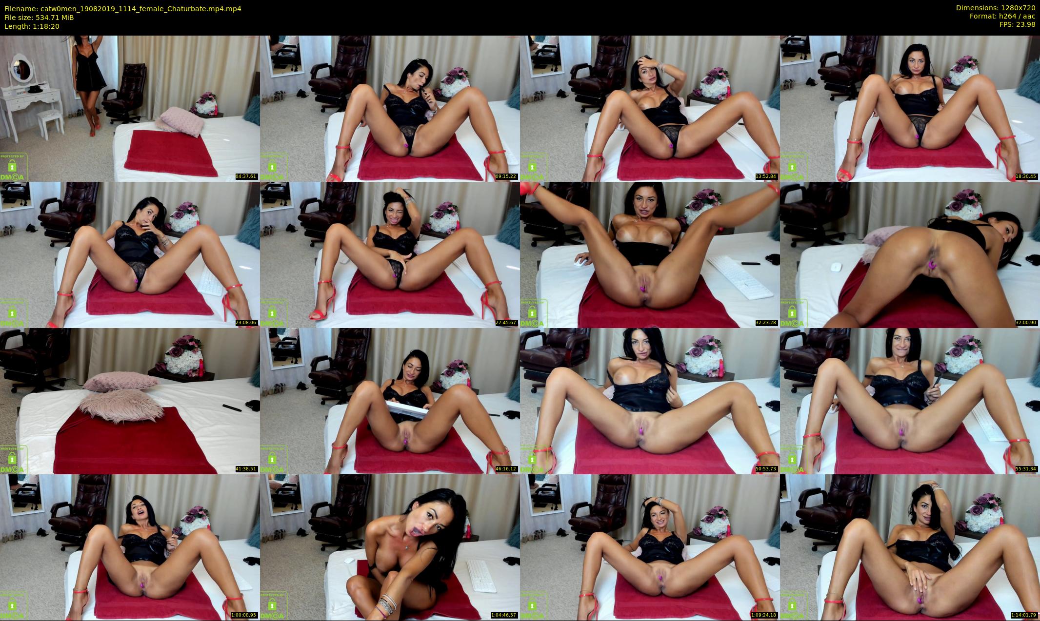 catw0men — 79 minute Chaturbate female cam show recording, 720p, Aug 19, 2019