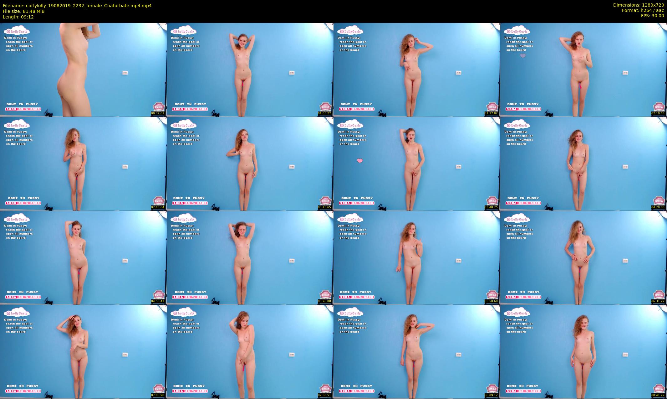 curlylolly — 10 minute Chaturbate female cam show recording, 720p, Aug 19, 2019
