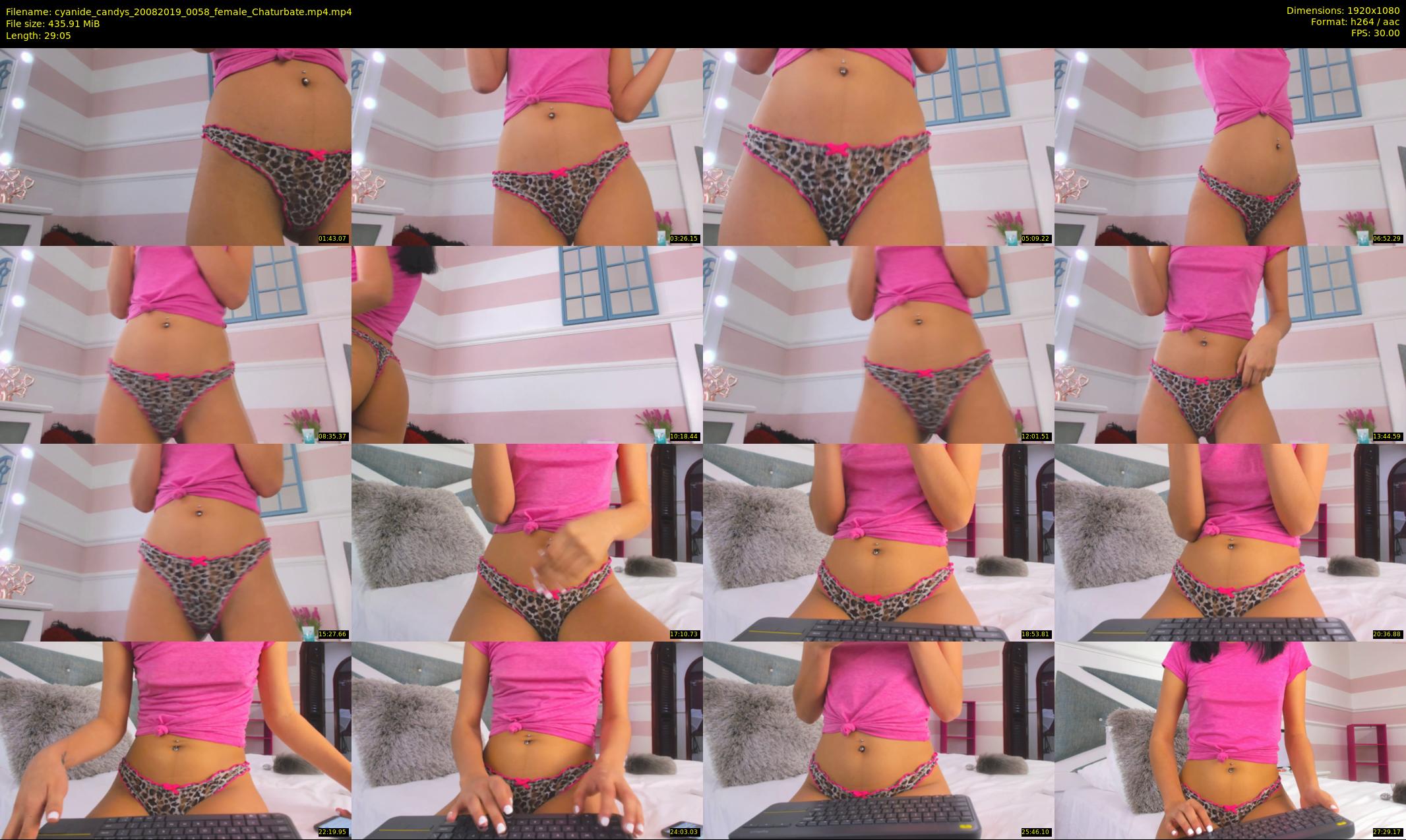 cyanide_candys — 30 minute Chaturbate female cam show recording, 1080p, Aug 20, 2019