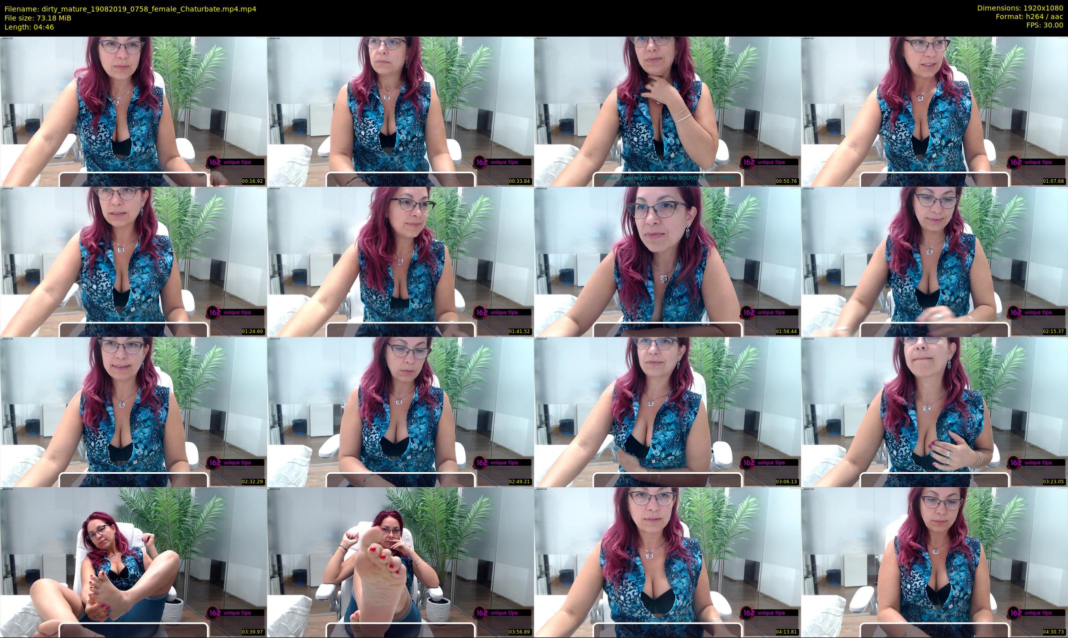 dirty_mature — 5 minute Chaturbate female cam show recording, 1080p, Aug 19, 2019