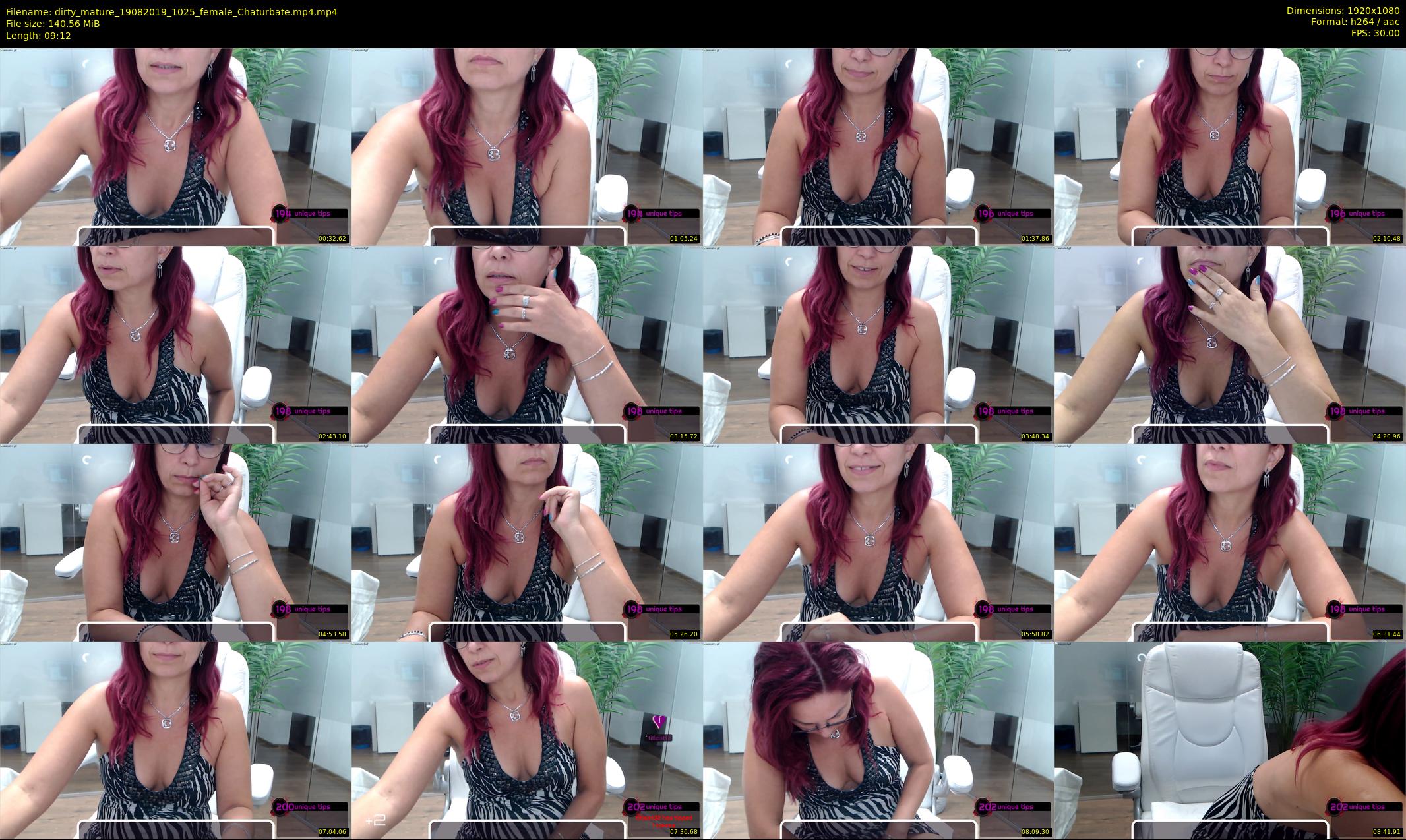 dirty_mature — 10 minute Chaturbate female cam show recording, 1080p, Aug 19, 2019