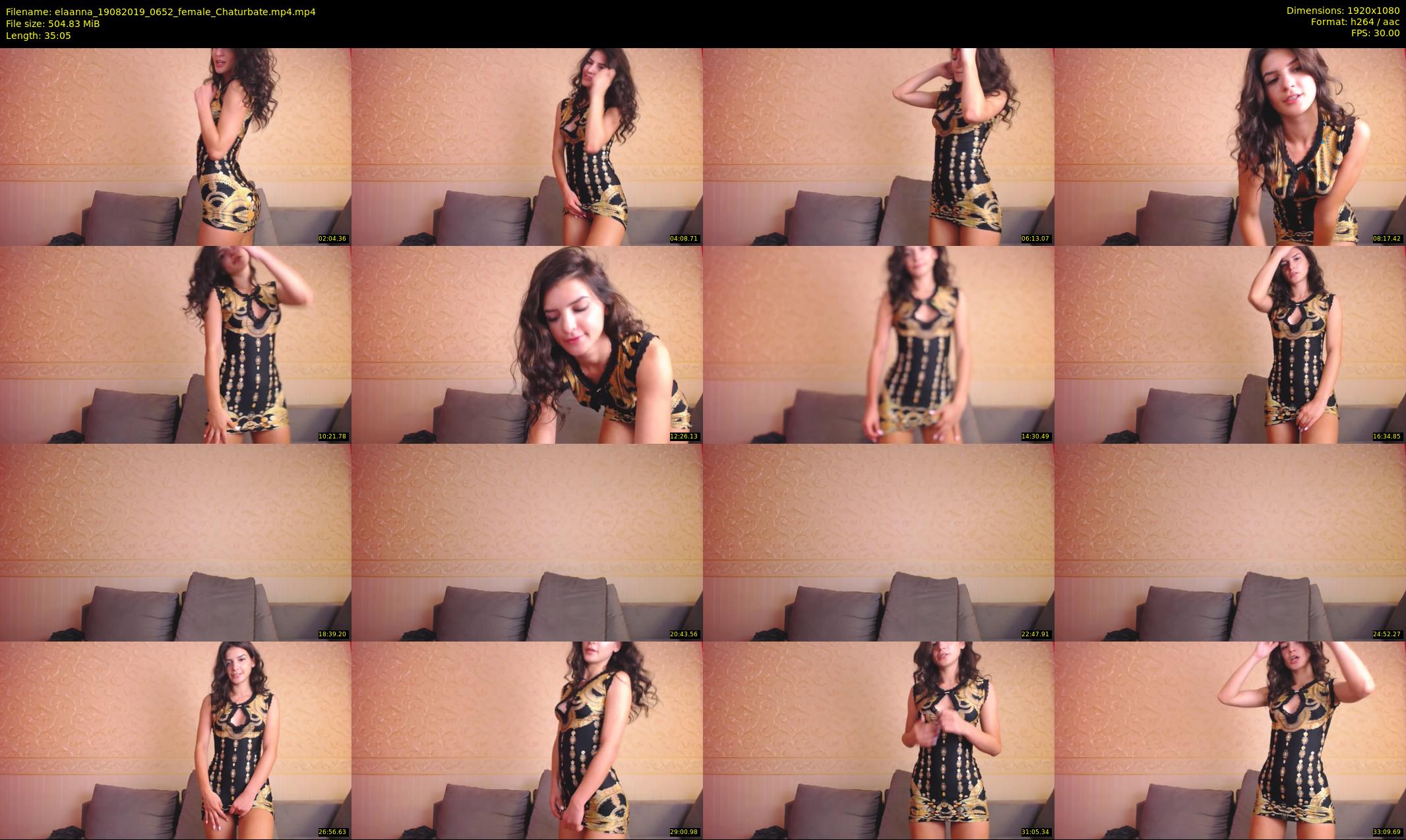 elaanna — 36 minute Chaturbate female cam show recording, 1080p, Aug 19, 2019