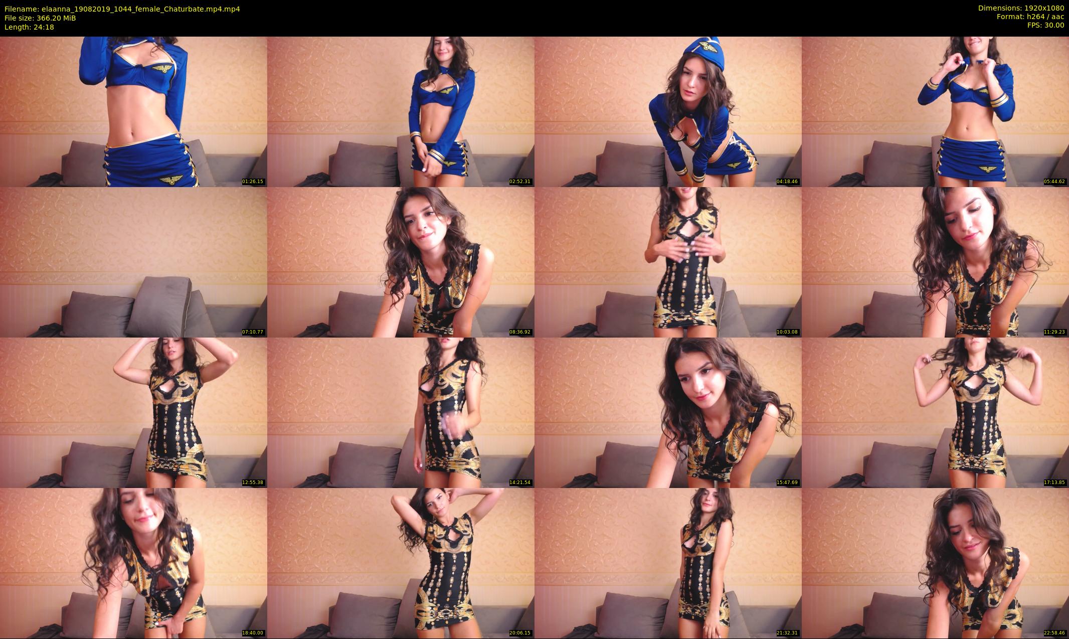 elaanna — 25 minute Chaturbate female cam show recording, 1080p, Aug 19, 2019