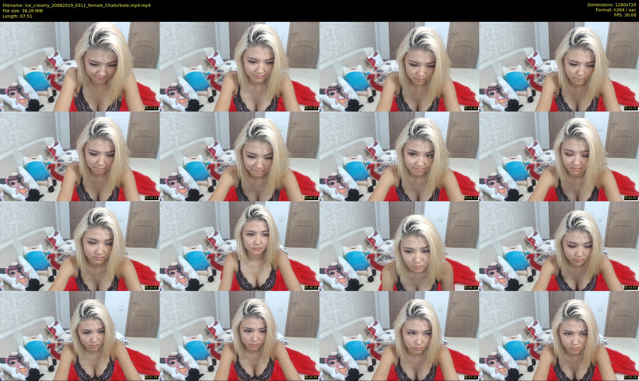 ice_creamy — 8 minute Chaturbate female cam show recording, 720p, Aug 20, 2019