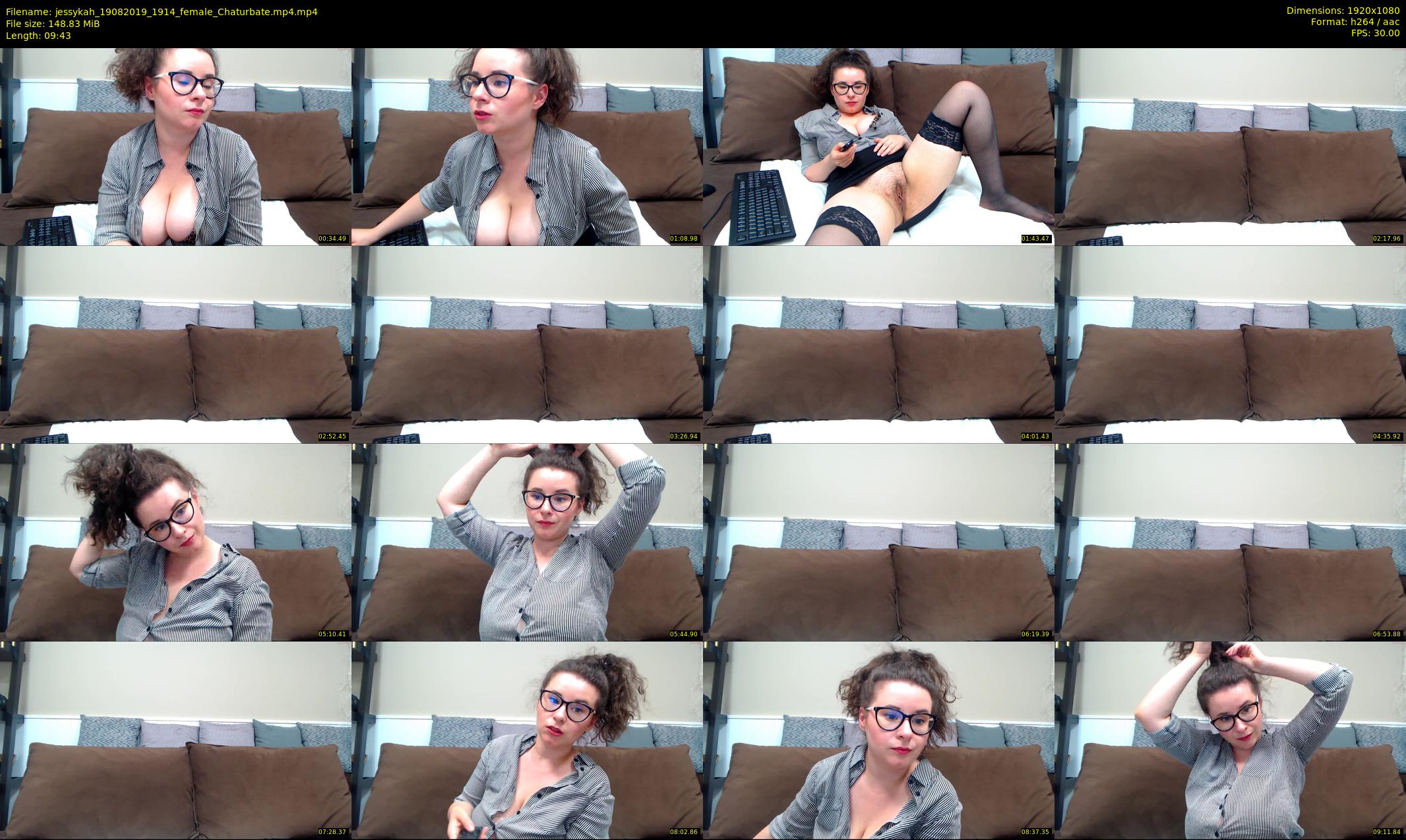jessykah — 10 minute Chaturbate female cam show recording, 1080p, Aug 19, 2019