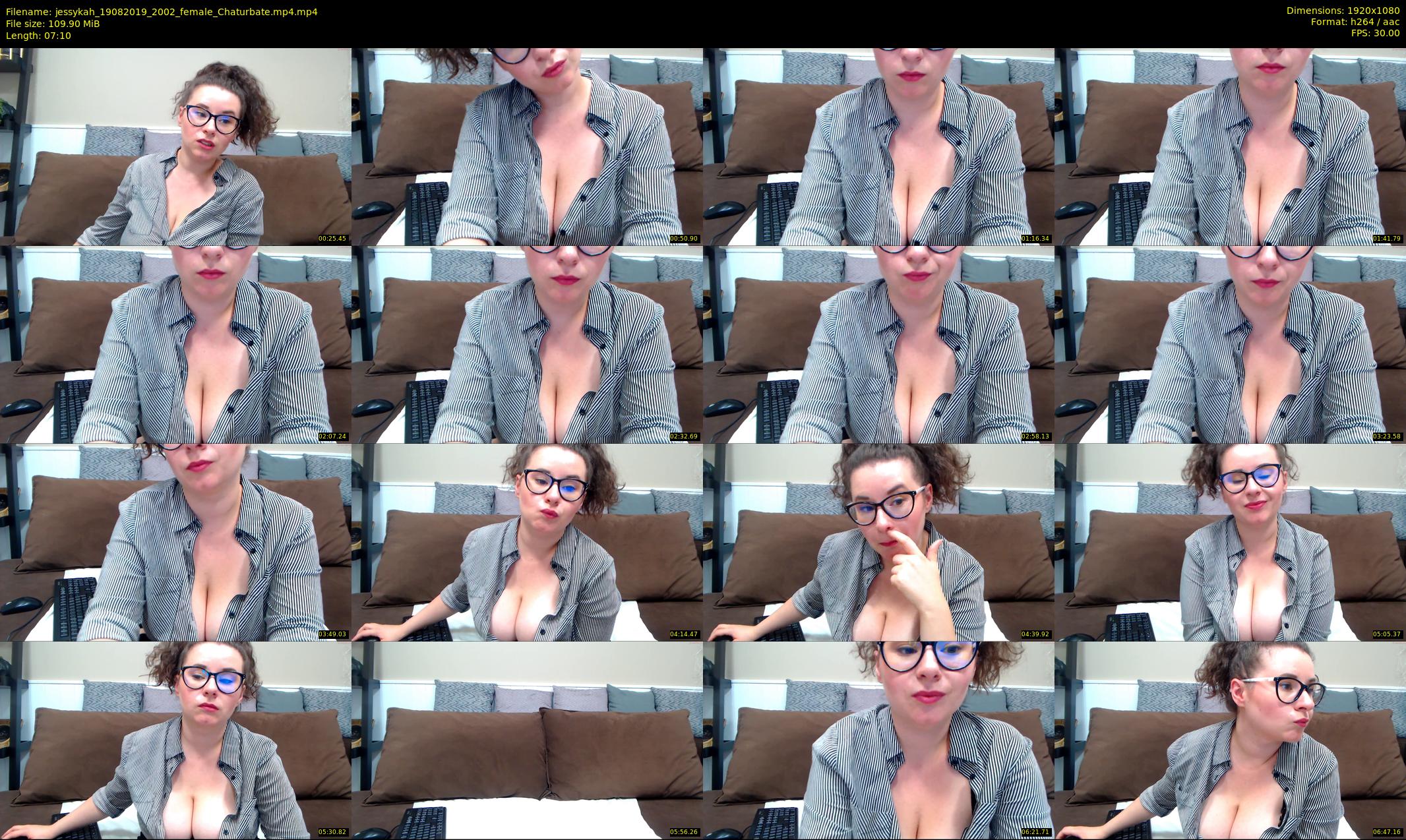jessykah — 8 minute Chaturbate female cam show recording, 1080p, Aug 19, 2019