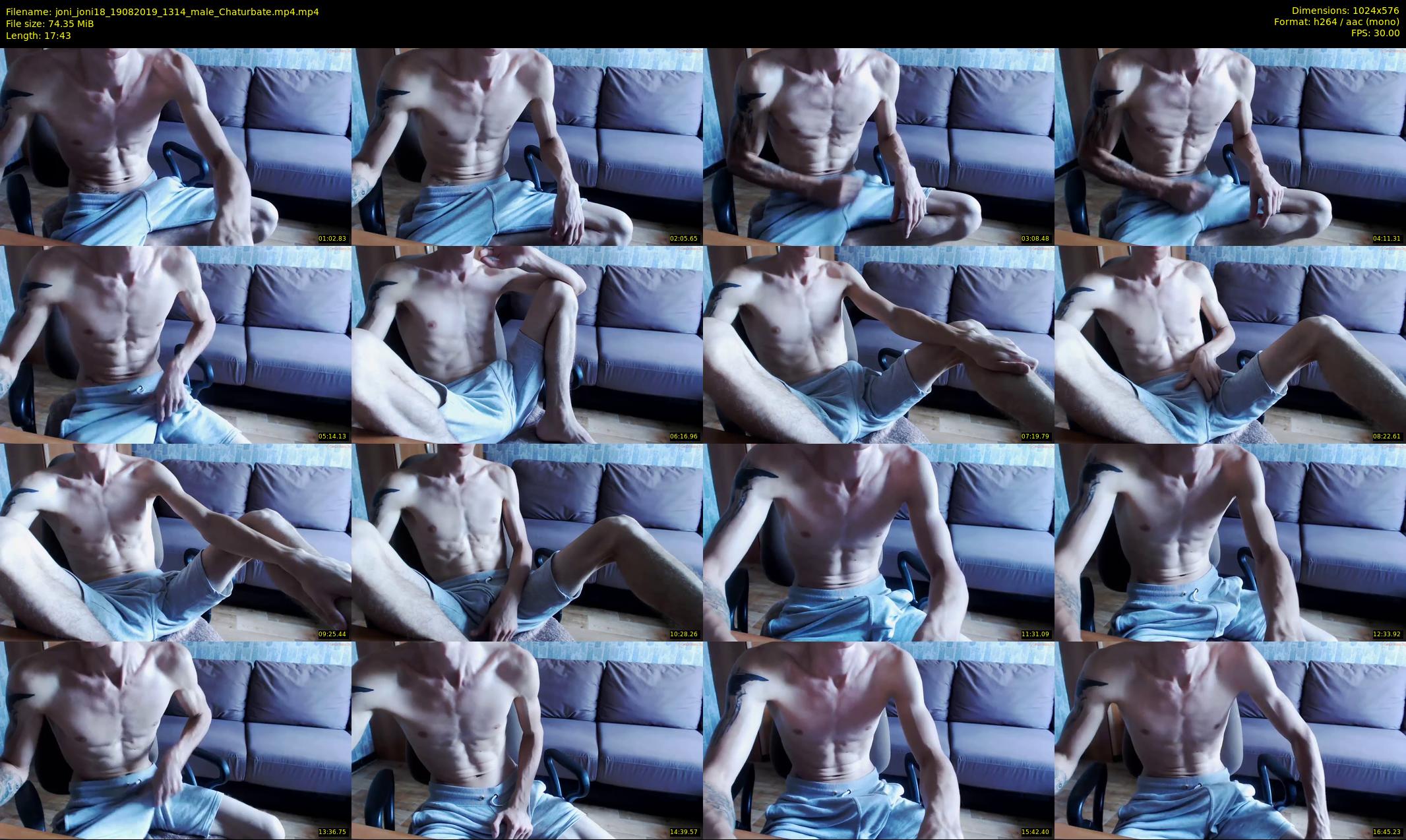 joni_joni18 — 18 minute Chaturbate male cam show recording, 480p, Aug 19, 2019