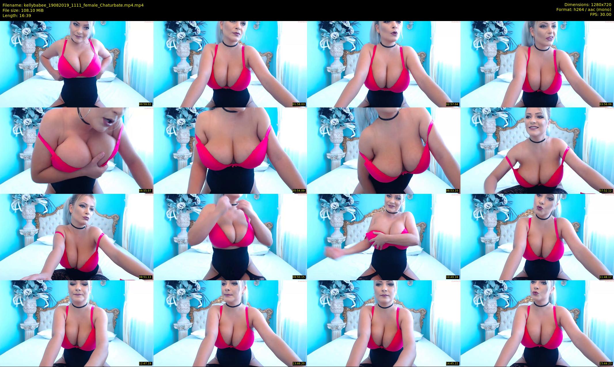 kellybabee — 17 minute Chaturbate female cam show recording, 720p, Aug 19, 2019