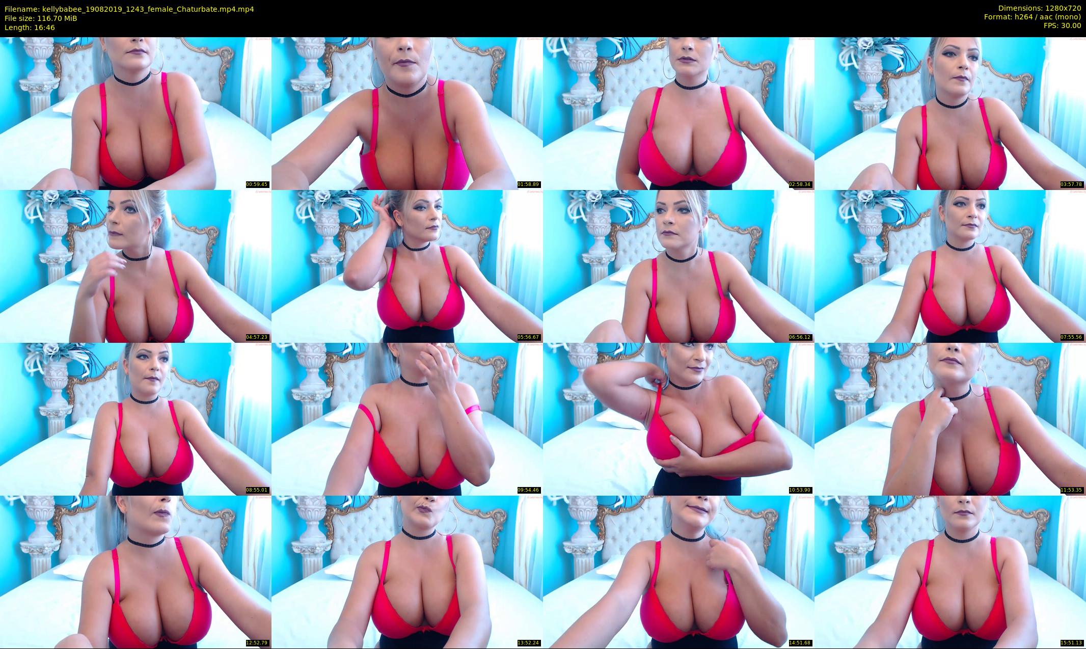 kellybabee — 17 minute Chaturbate female cam show recording, 720p, Aug 19, 2019