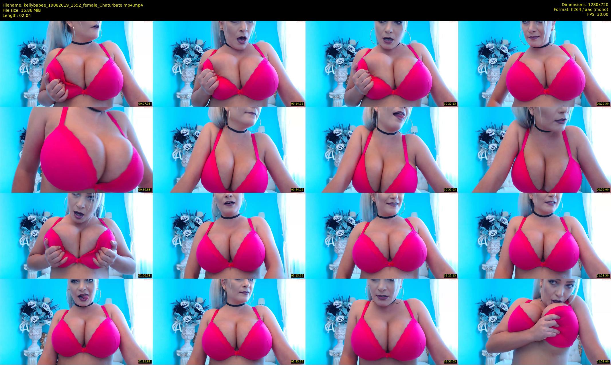 kellybabee — 3 minute Chaturbate female cam show recording, 720p, Aug 19, 2019