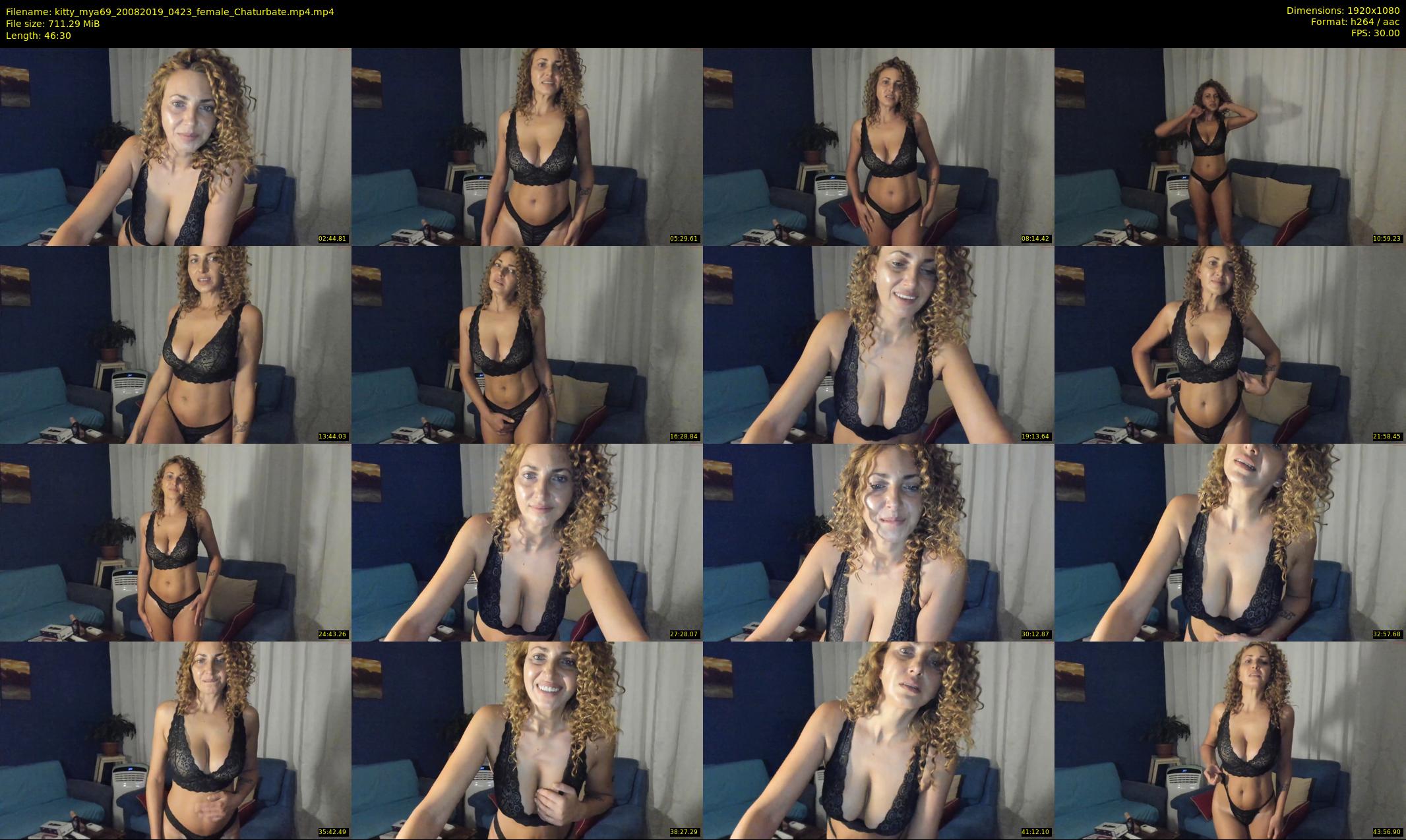 kitty_mya69 — 47 minute Chaturbate female cam show recording, 1080p, Aug 20, 2019