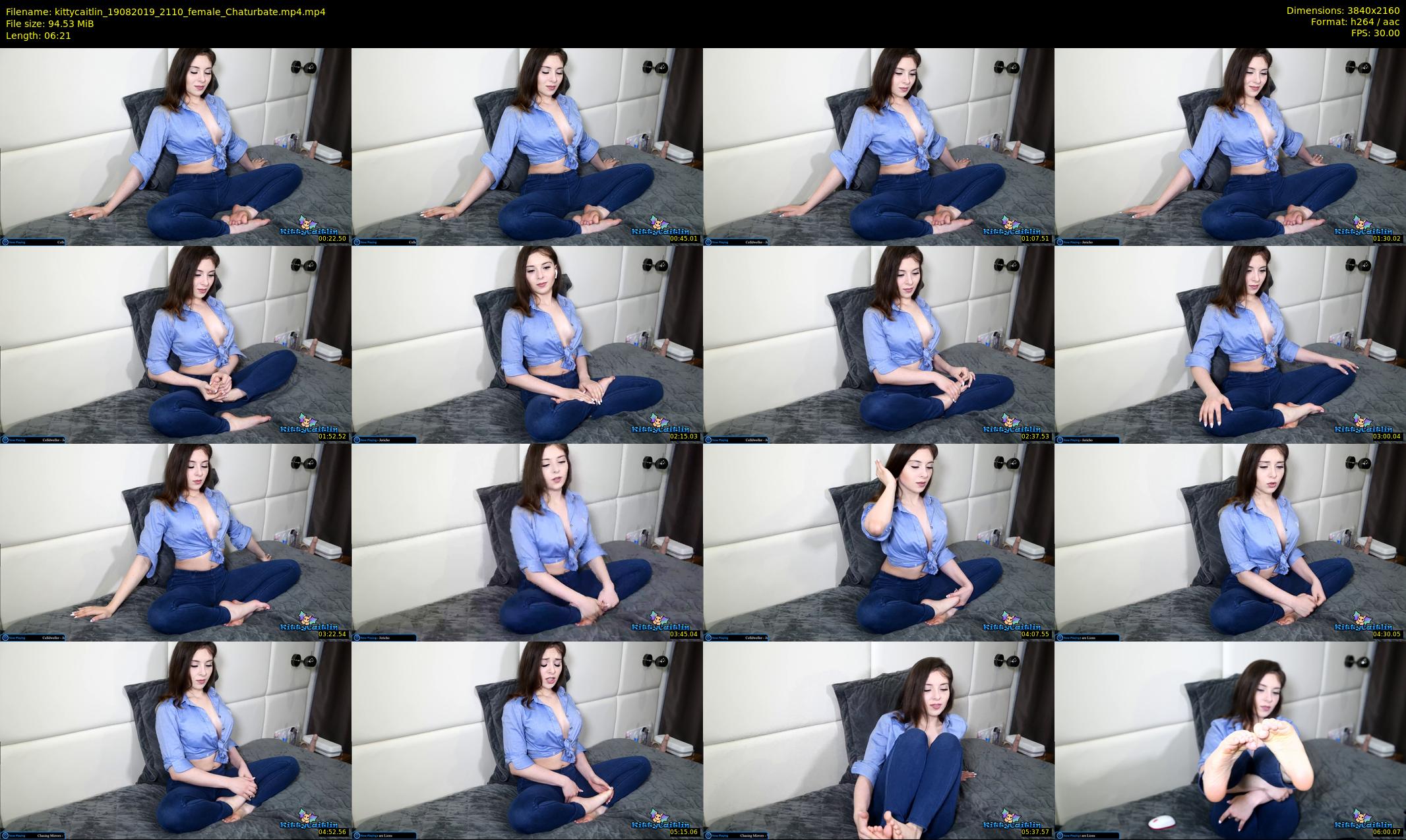kittycaitlin — 7 minute Chaturbate female cam show recording, 4K, Aug 19, 2019