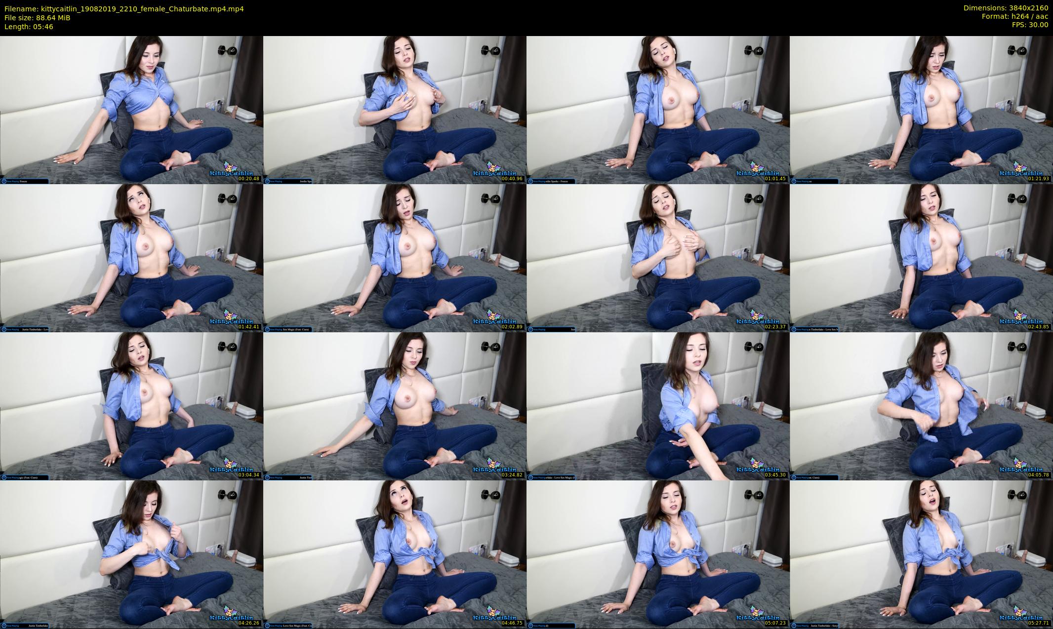 kittycaitlin — 6 minute Chaturbate female cam show recording, 4K, Aug 19, 2019