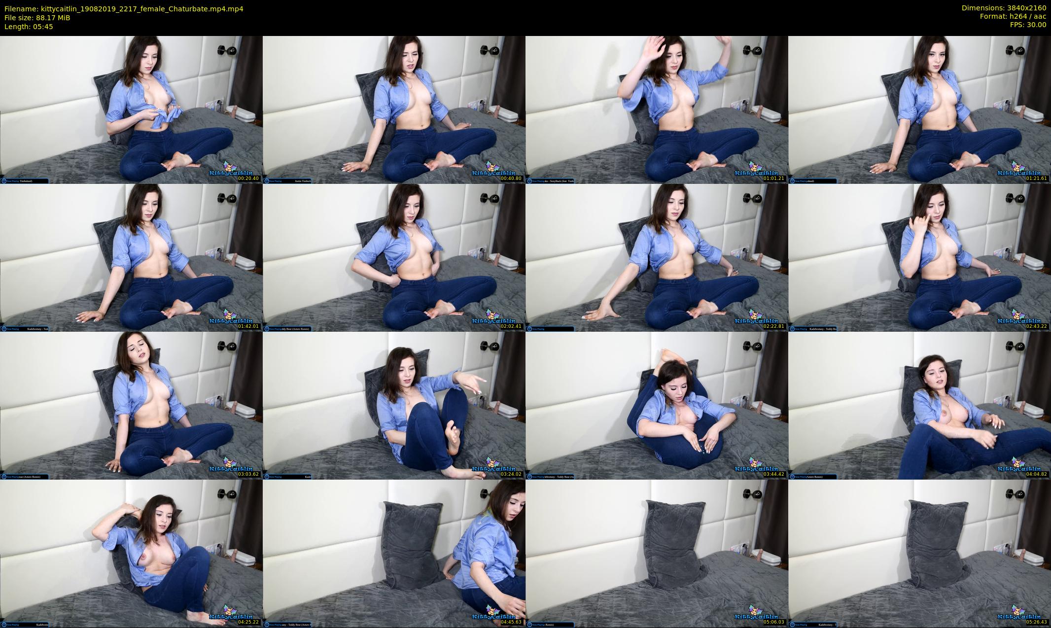 kittycaitlin — 6 minute Chaturbate female cam show recording, 4K, Aug 19, 2019