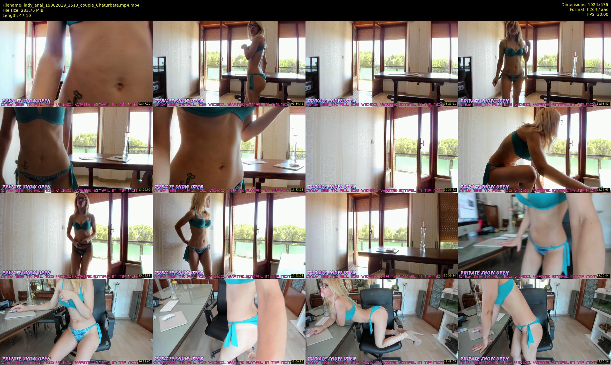 lady_anal — 48 minute Chaturbate female cam show recording, 480p, Aug 19, 2019