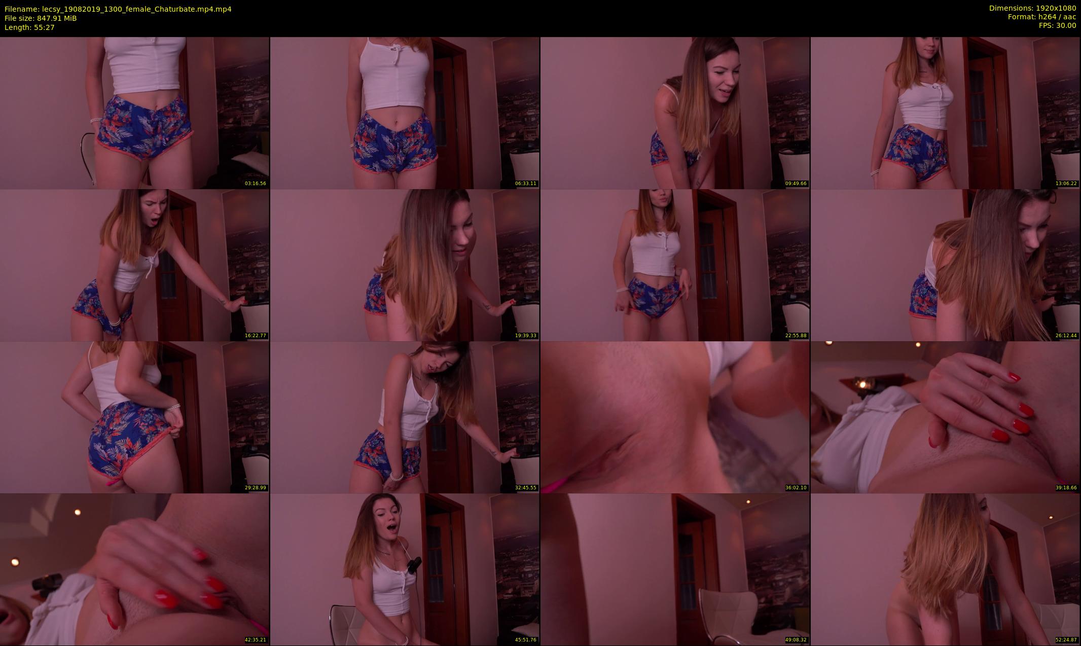 lecsy — 56 minute Chaturbate female cam show recording, 1080p, Aug 19, 2019