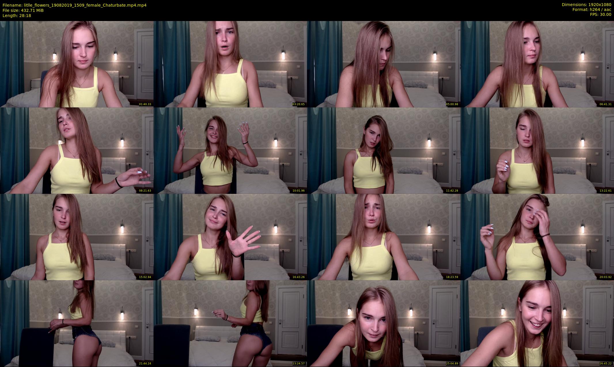 litlle_flowers — 29 minute Chaturbate female cam show recording, 1080p, Aug 19, 2019