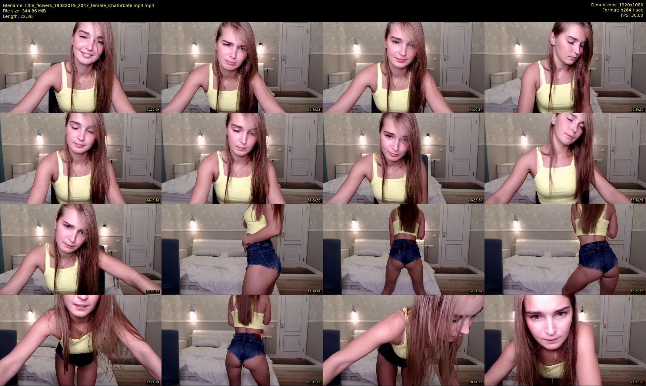 litlle_flowers — 23 minute Chaturbate female cam show recording, 1080p, Aug 19, 2019