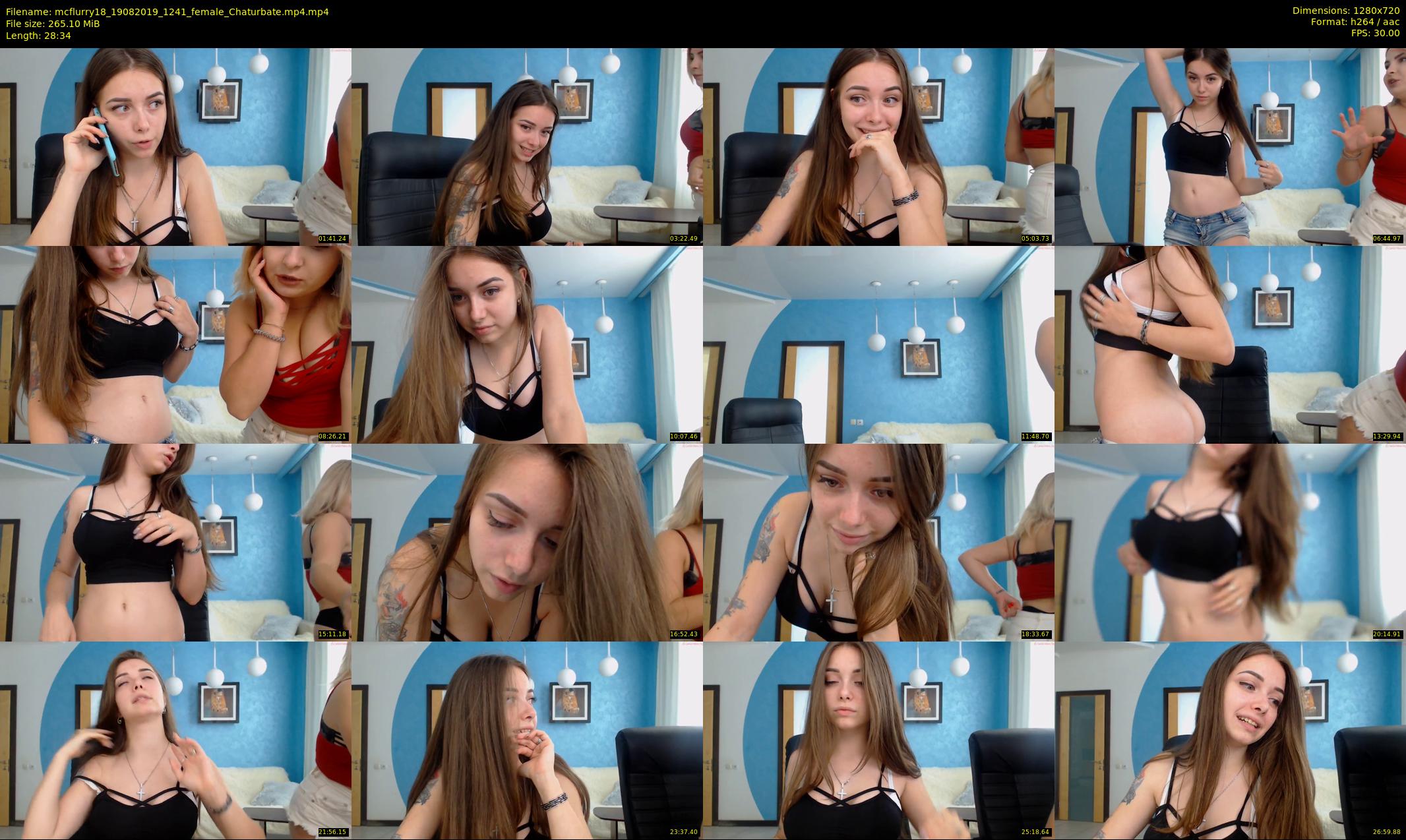 mcflurry18 — 29 minute Chaturbate female cam show recording, 720p, Aug 19, 2019