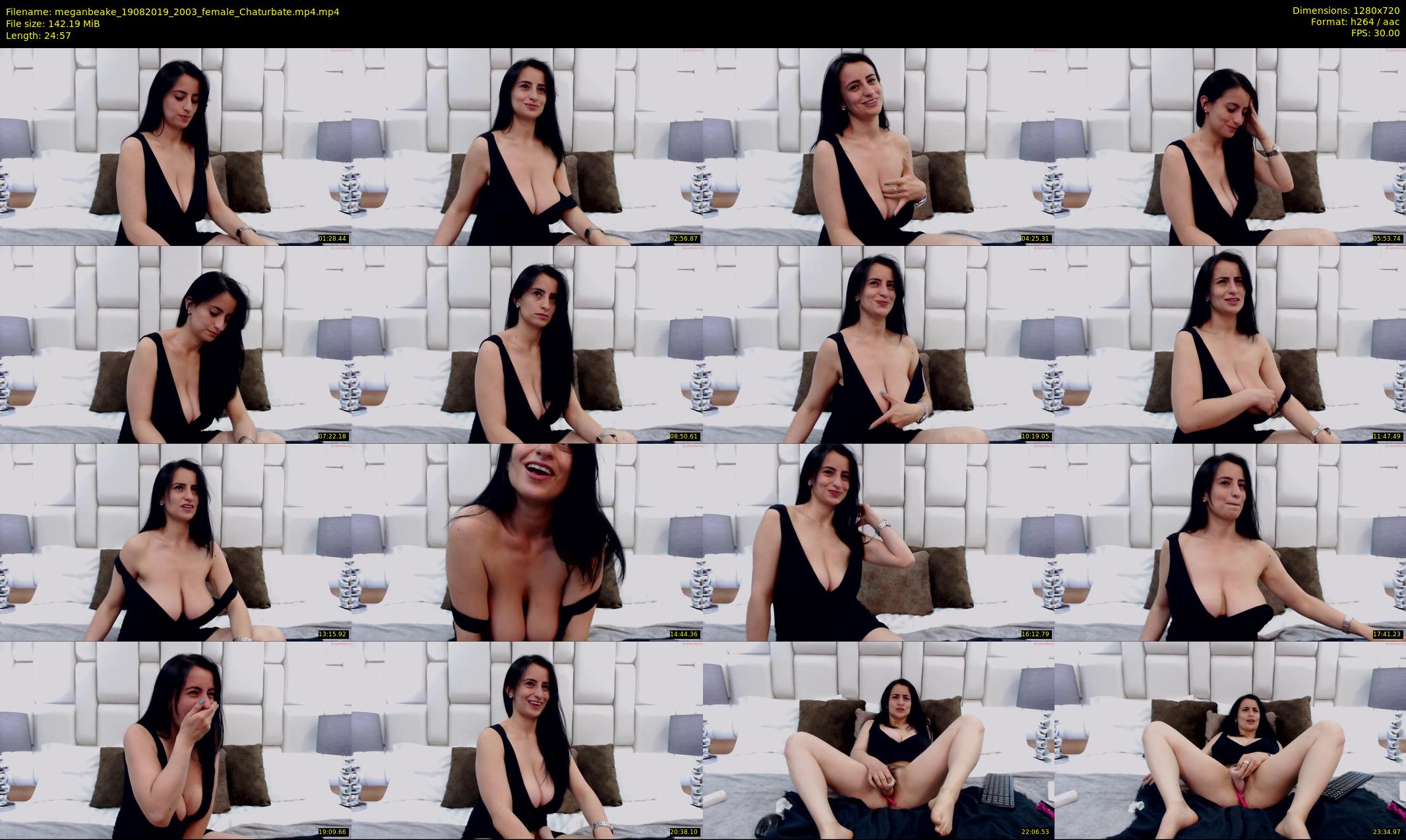 meganbeake — 25 minute Chaturbate female cam show recording, 720p, Aug 19, 2019