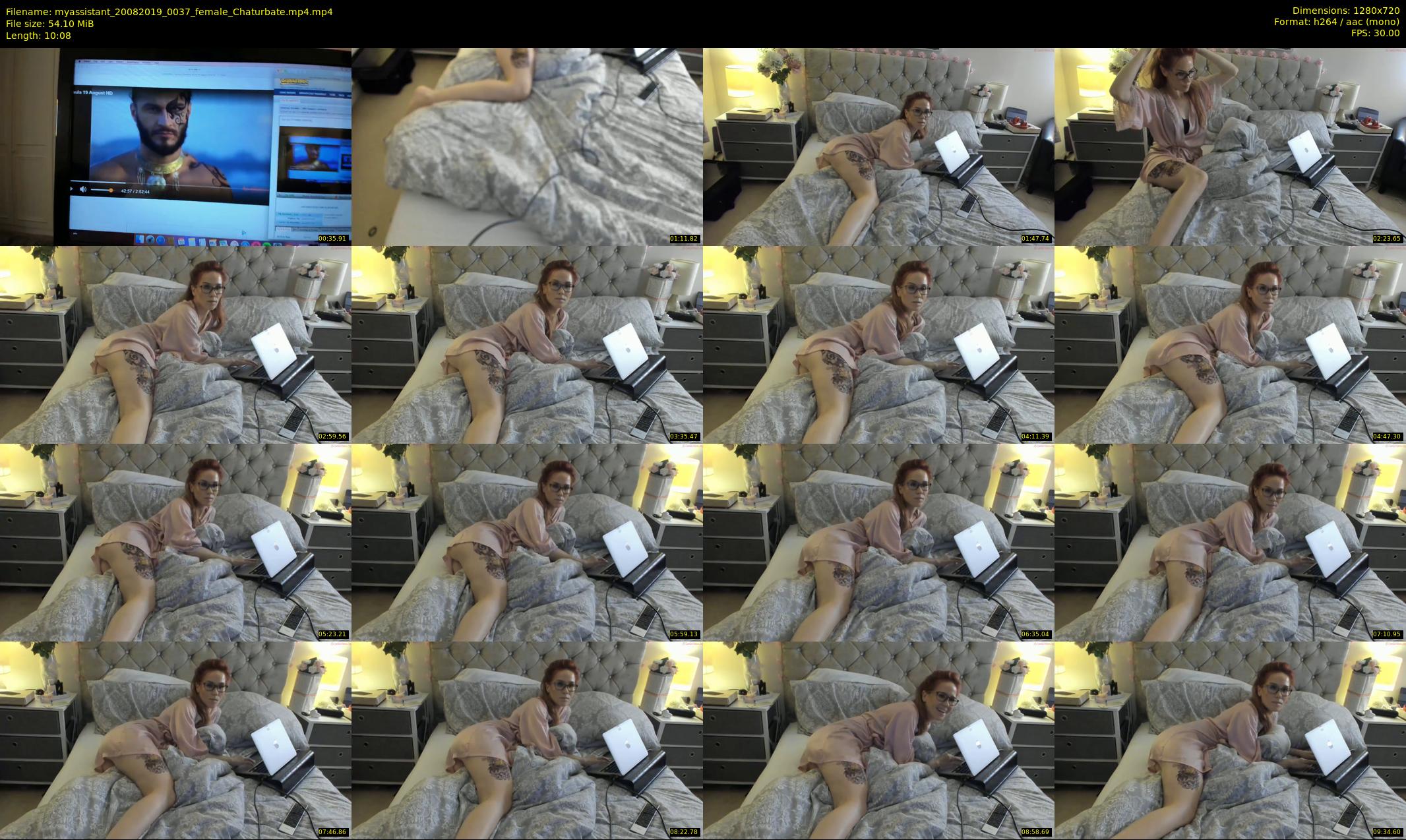 myassistant — 11 minute Chaturbate female cam show recording, 720p, Aug 20, 2019