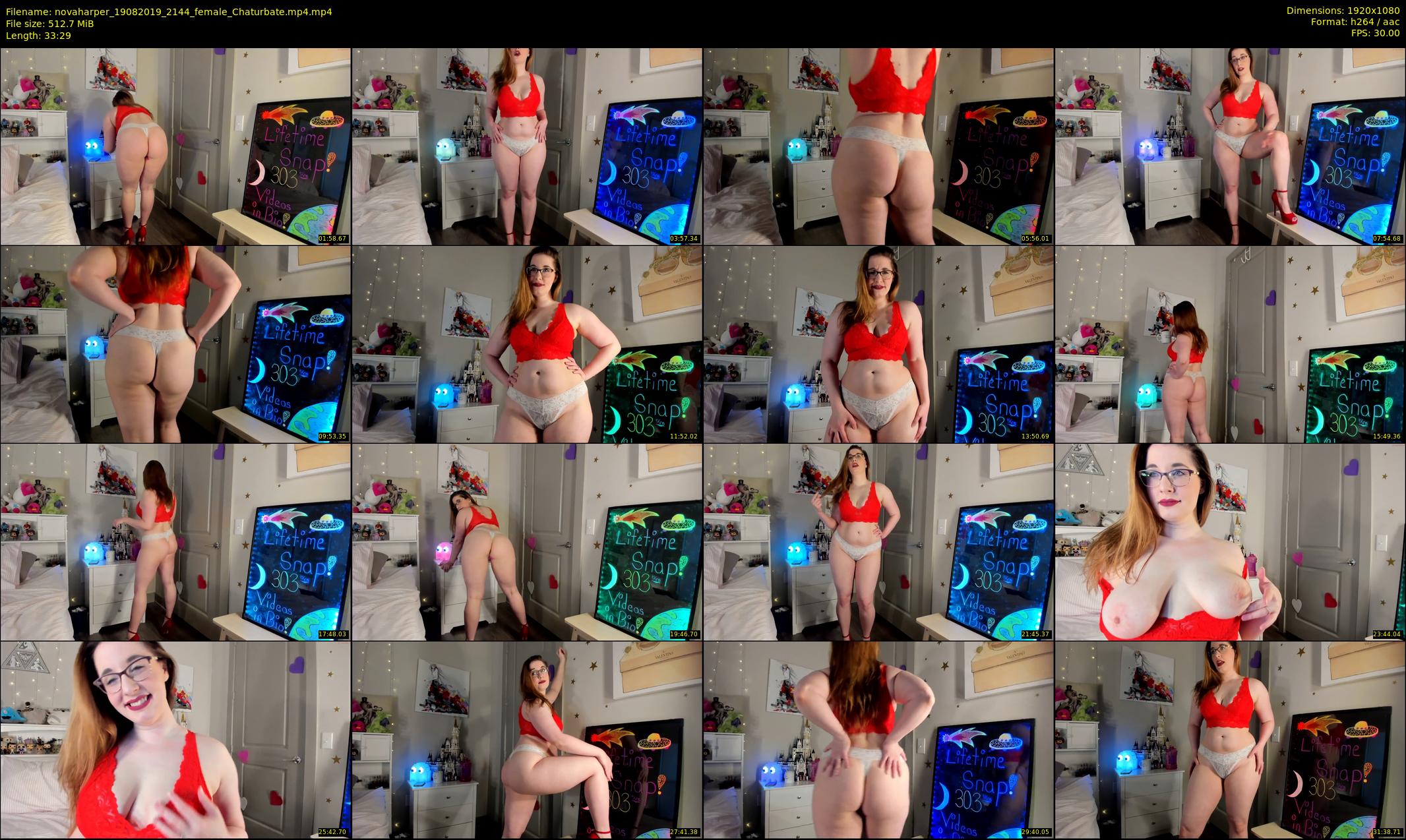 novaharper — 34 minute Chaturbate female cam show recording, 1080p, Aug 19, 2019